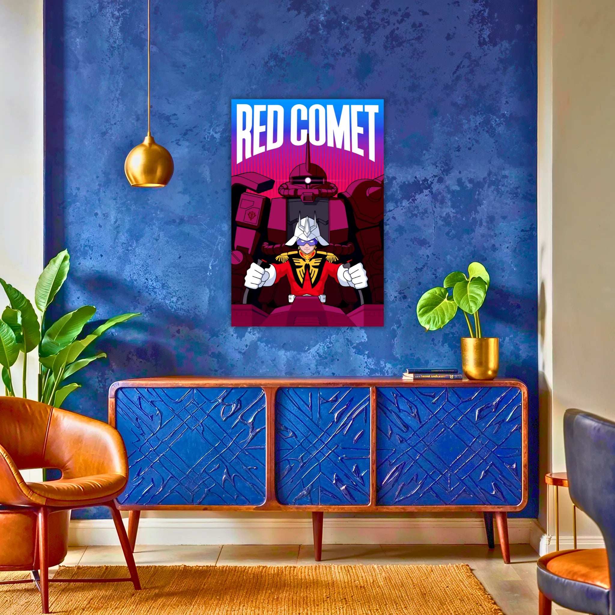 Tableau Red Comet Vaisseau