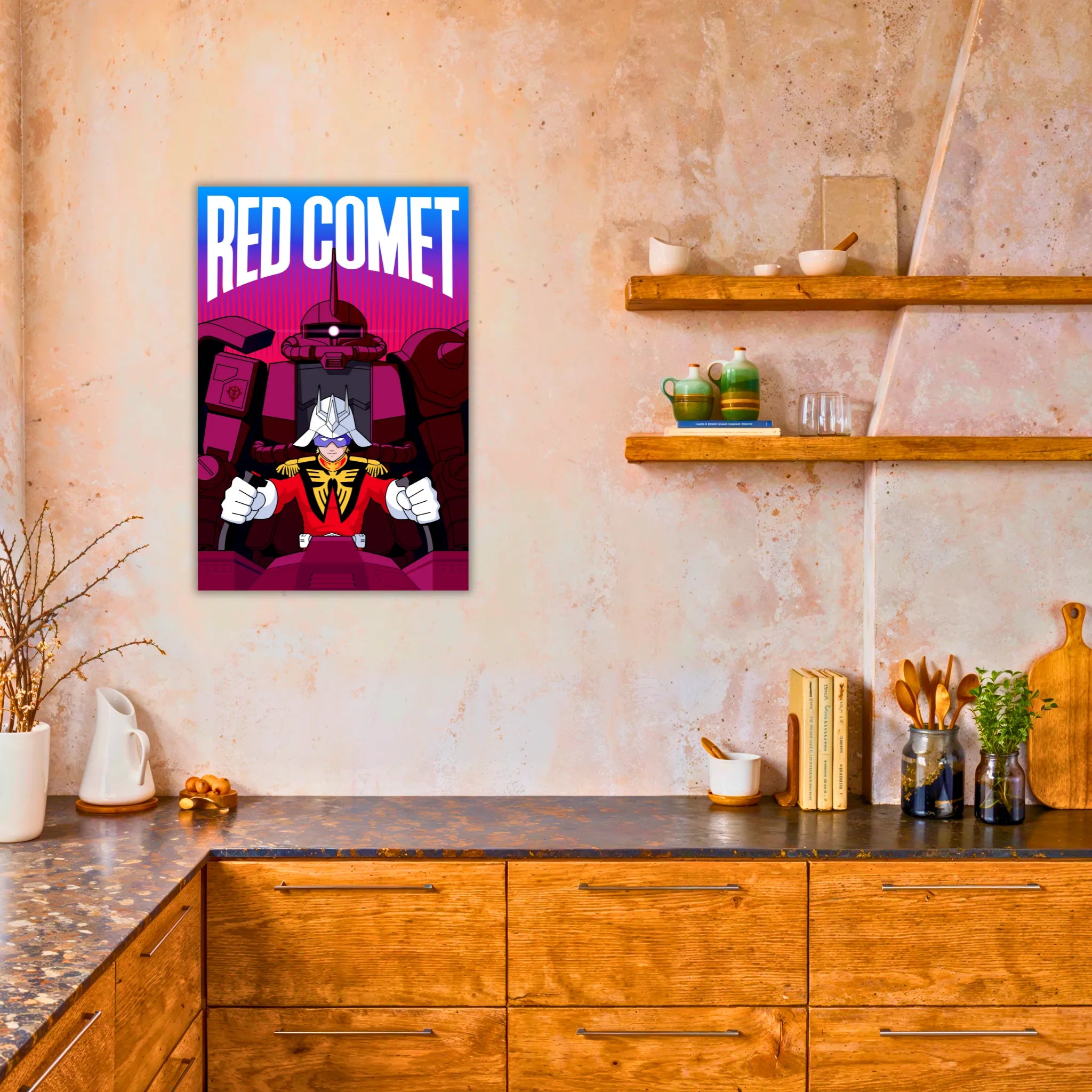 Tableau Red Comet Vaisseau