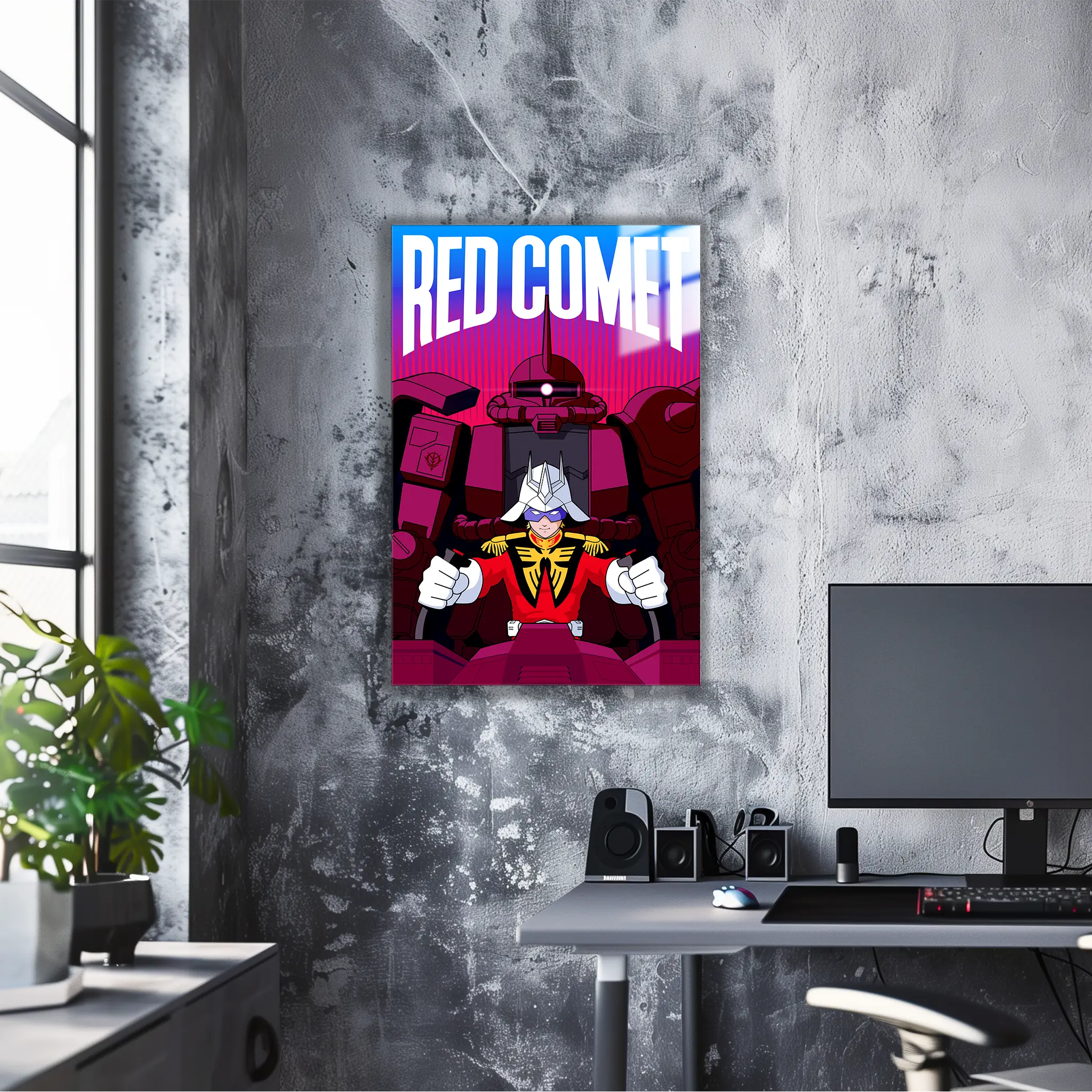 Tableau Red Comet Vaisseau