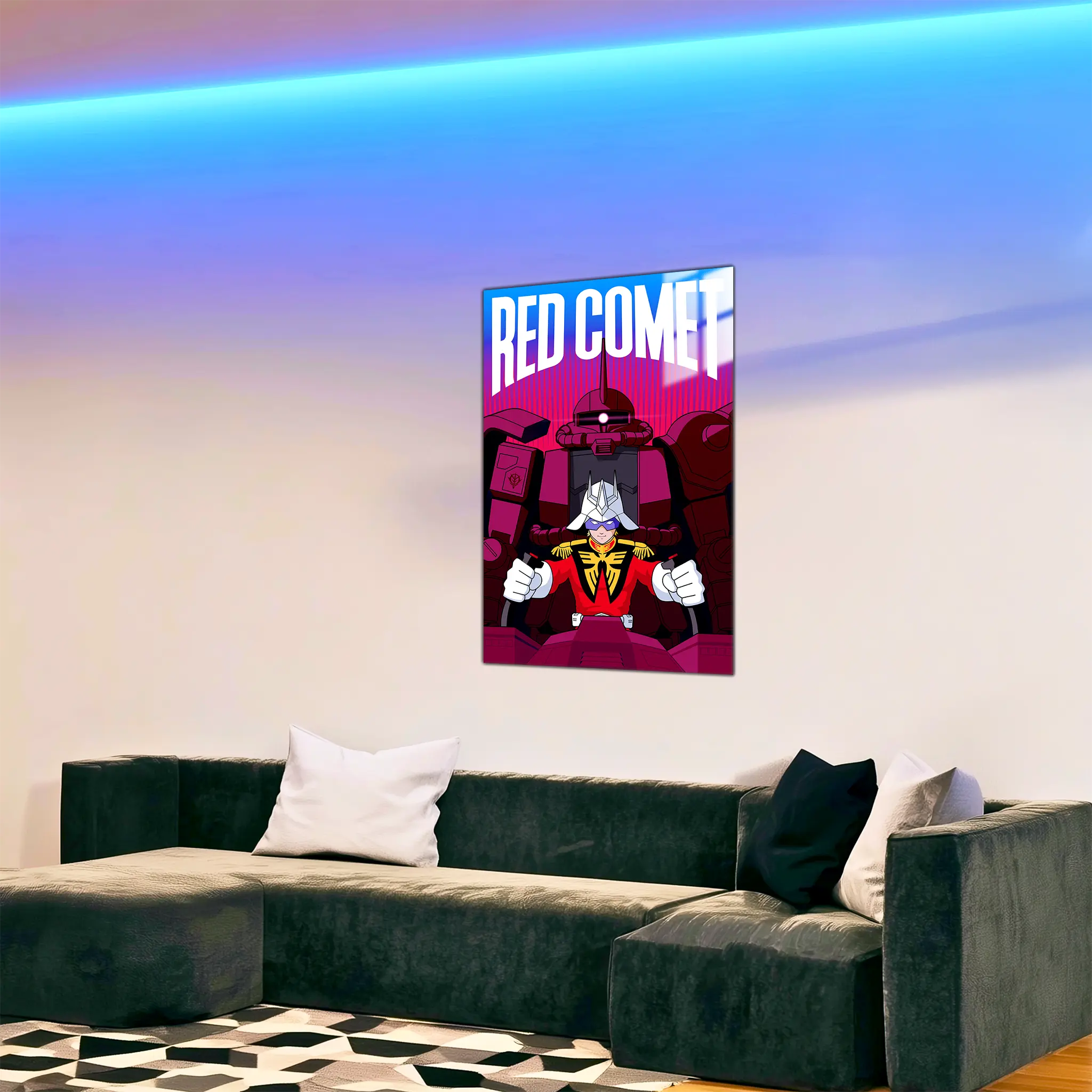 tableau-red-comet-vaisseau-dans-le-salon | DreamWay