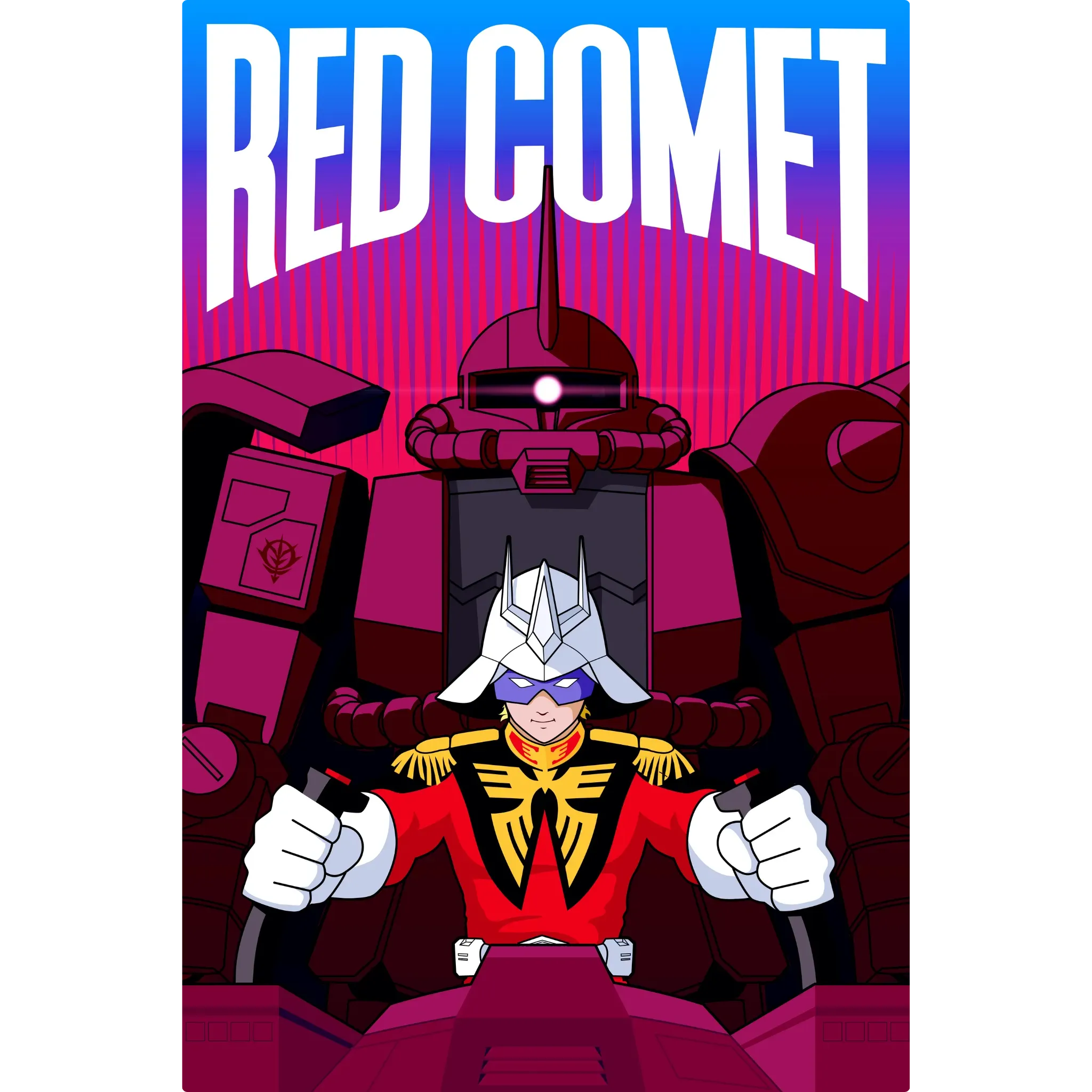 Tableau Red Comet Vaisseau