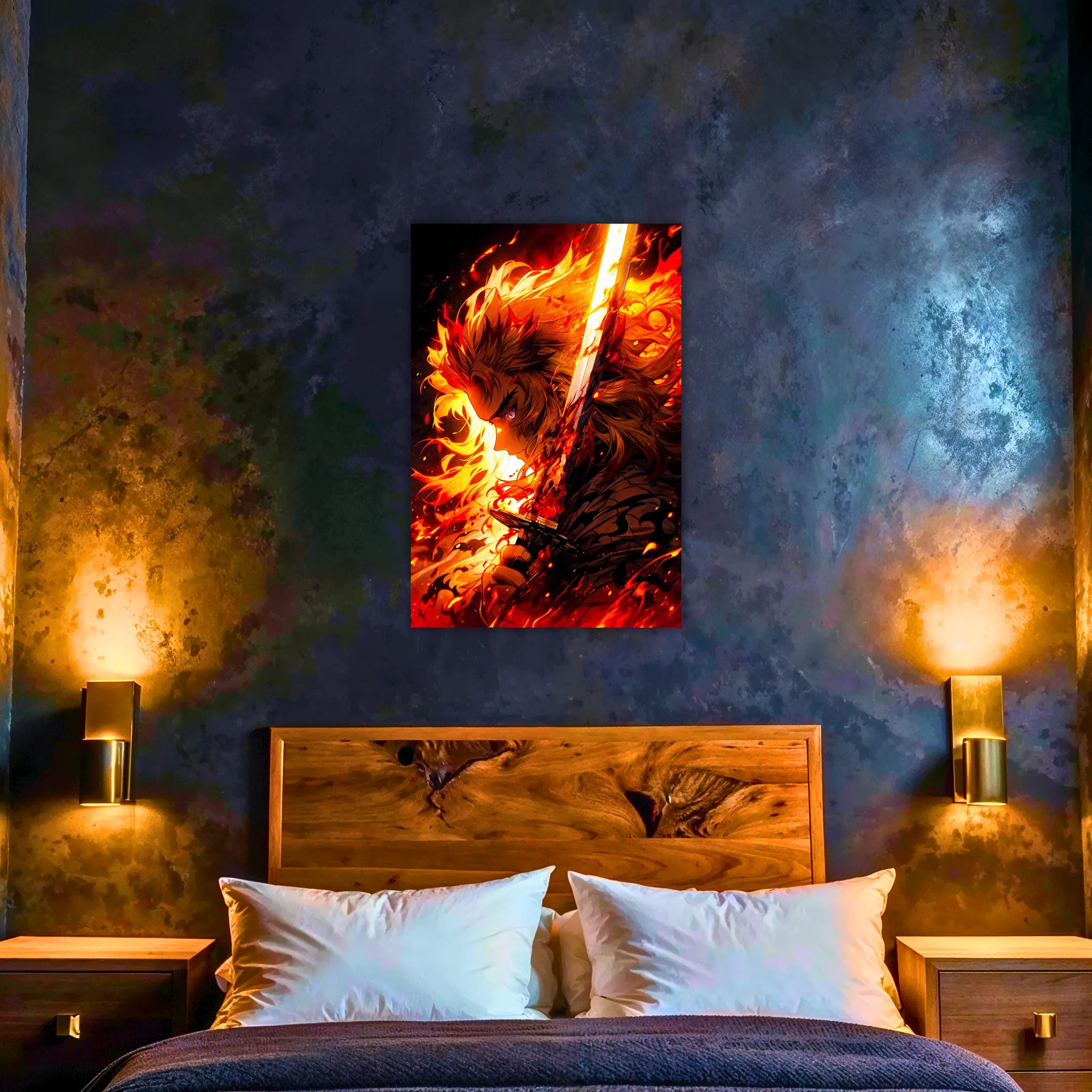 Tableau Rengoku Souffle De La Flamme