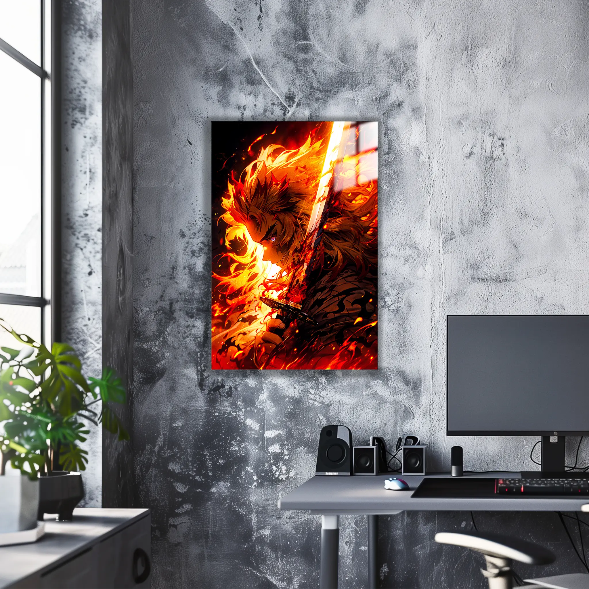 tableau-rengoku-souffle-de-laflamme | DreamWay