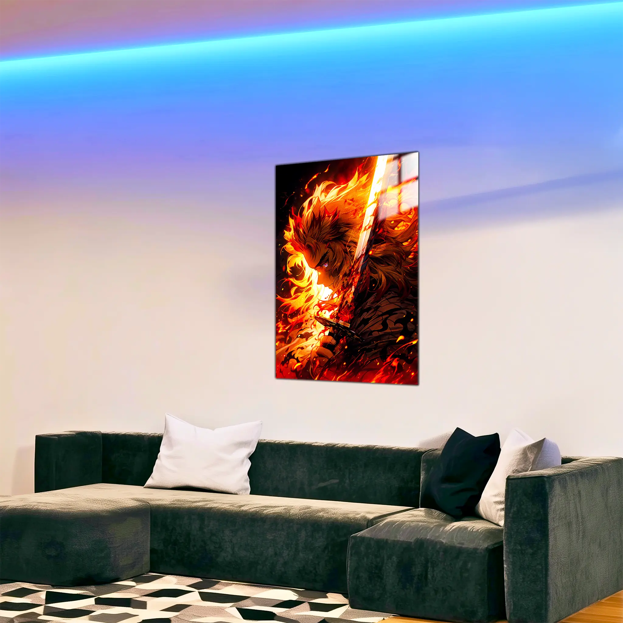 tableau-rengoku-souffle-de-laflamme-dans-le-salon | DreamWay