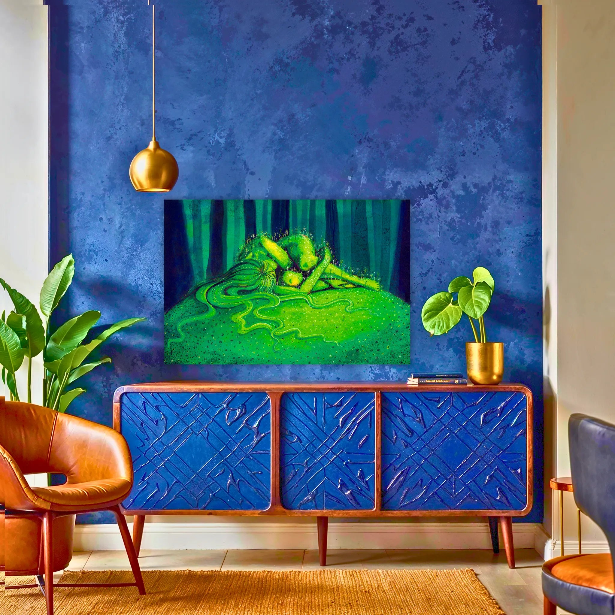 tableau-retour-a-la-terre-au-dessus-du-buffet | DreamWay