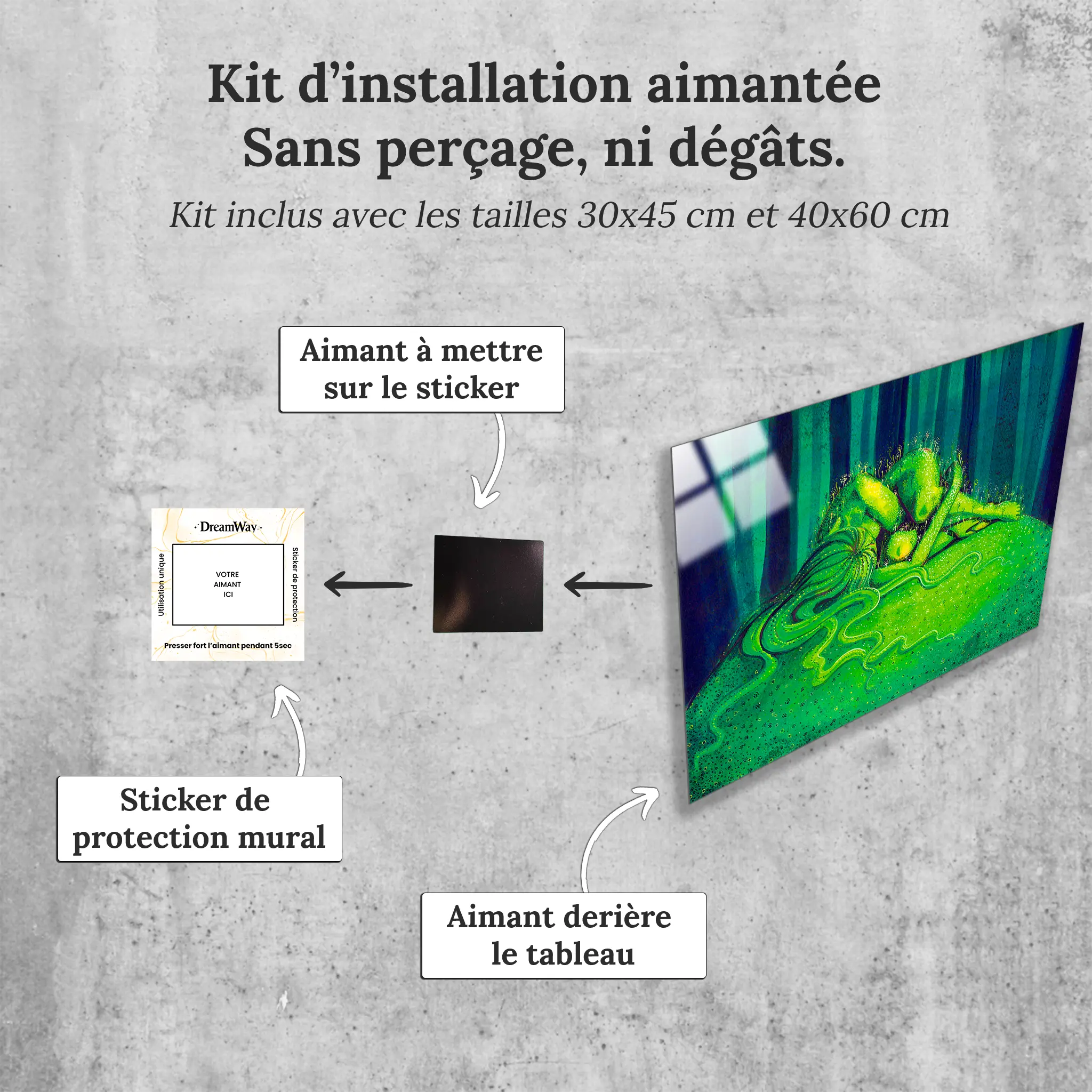 tableau-retour-a-la-terre-avec-installation-aimantee | DreamWay