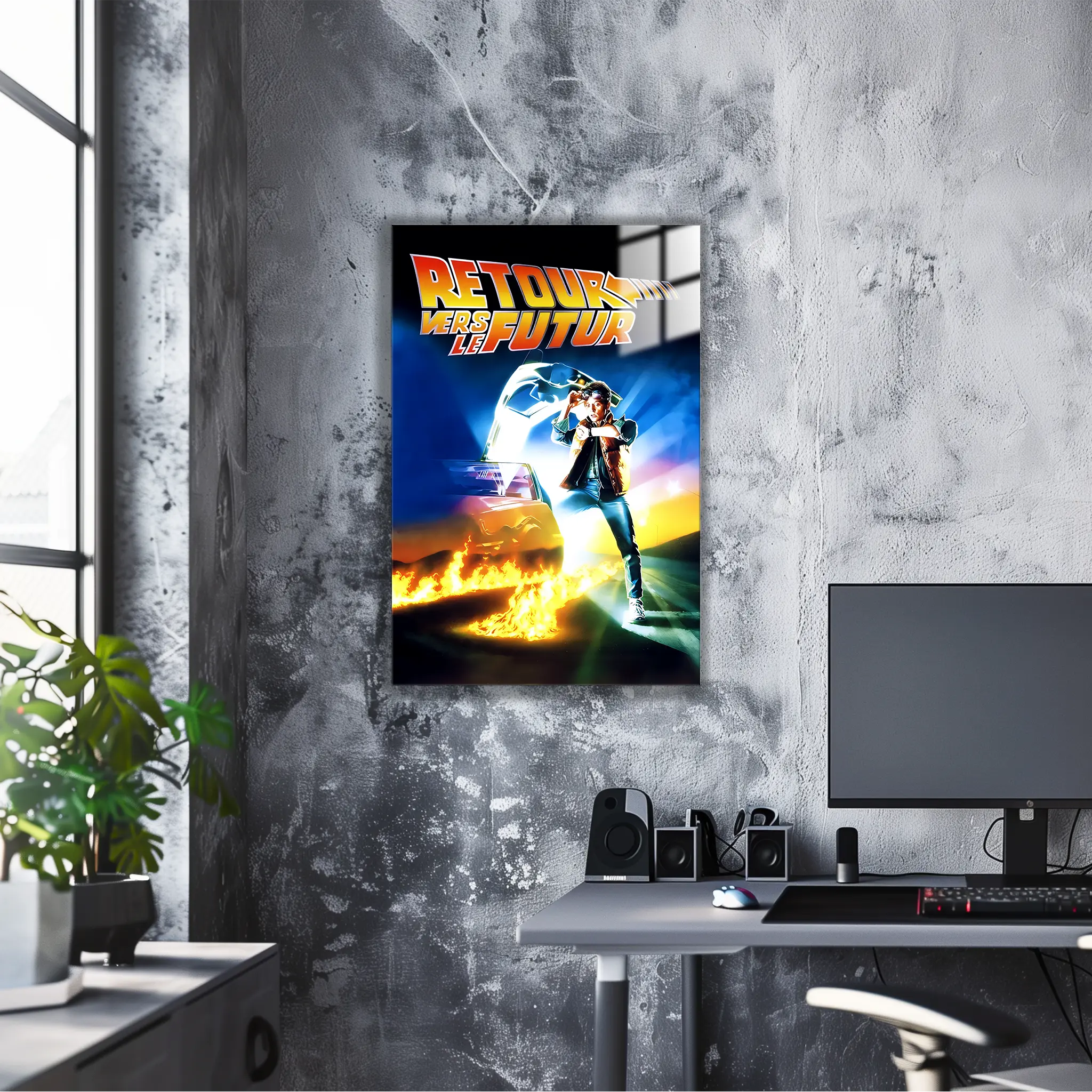 Tableau Retour Vers Le Futur 1 Affiche