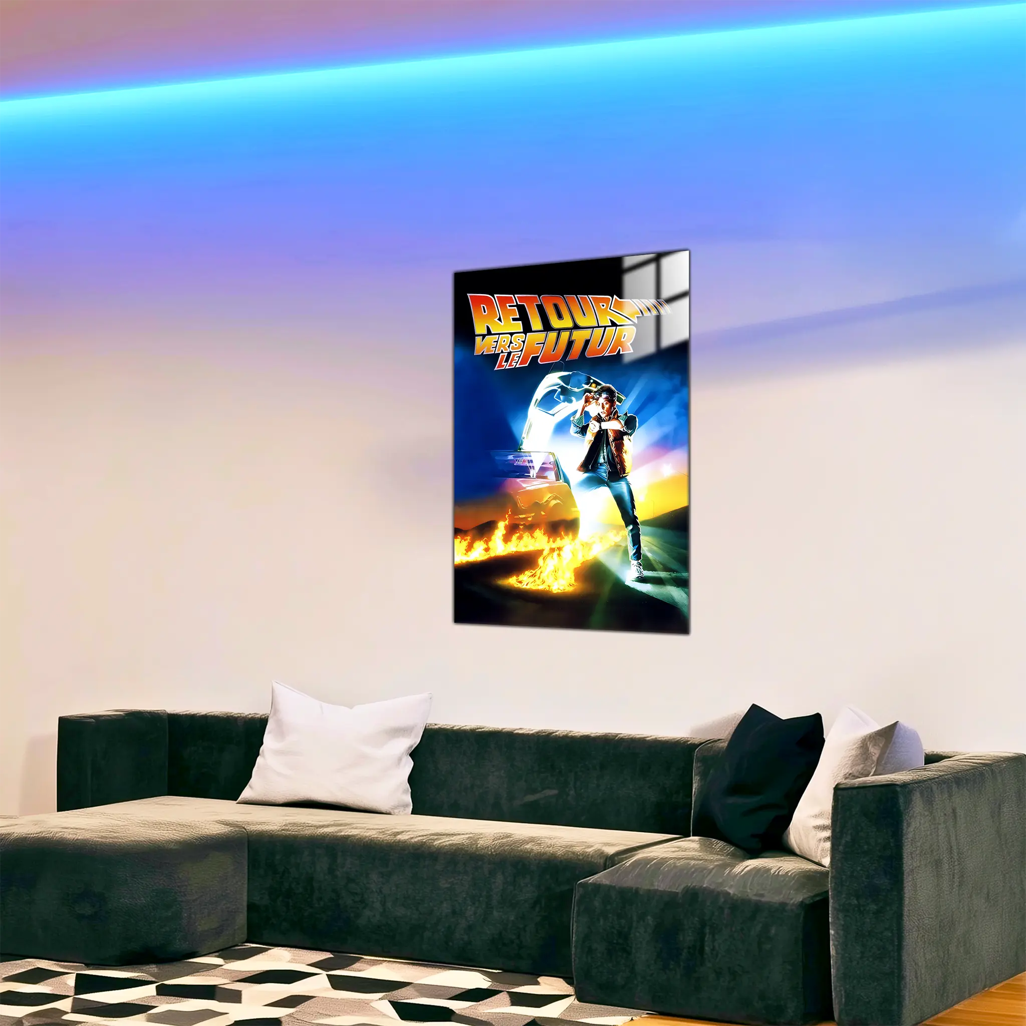 tableau-retour-vers-le-futur-1-affiche-dans-le-salon | DreamWay