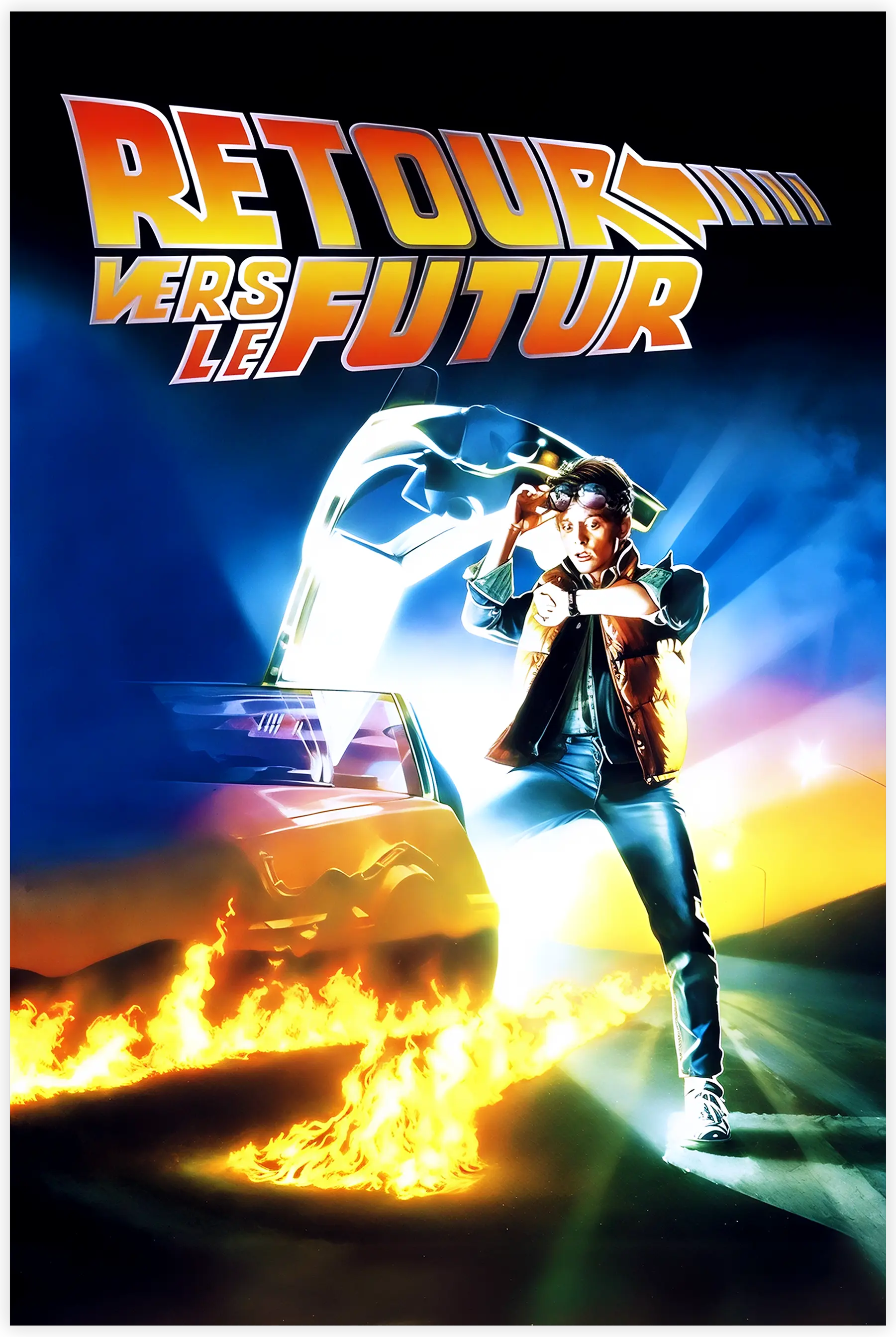 Tableau Retour Vers Le Futur 1 Affiche