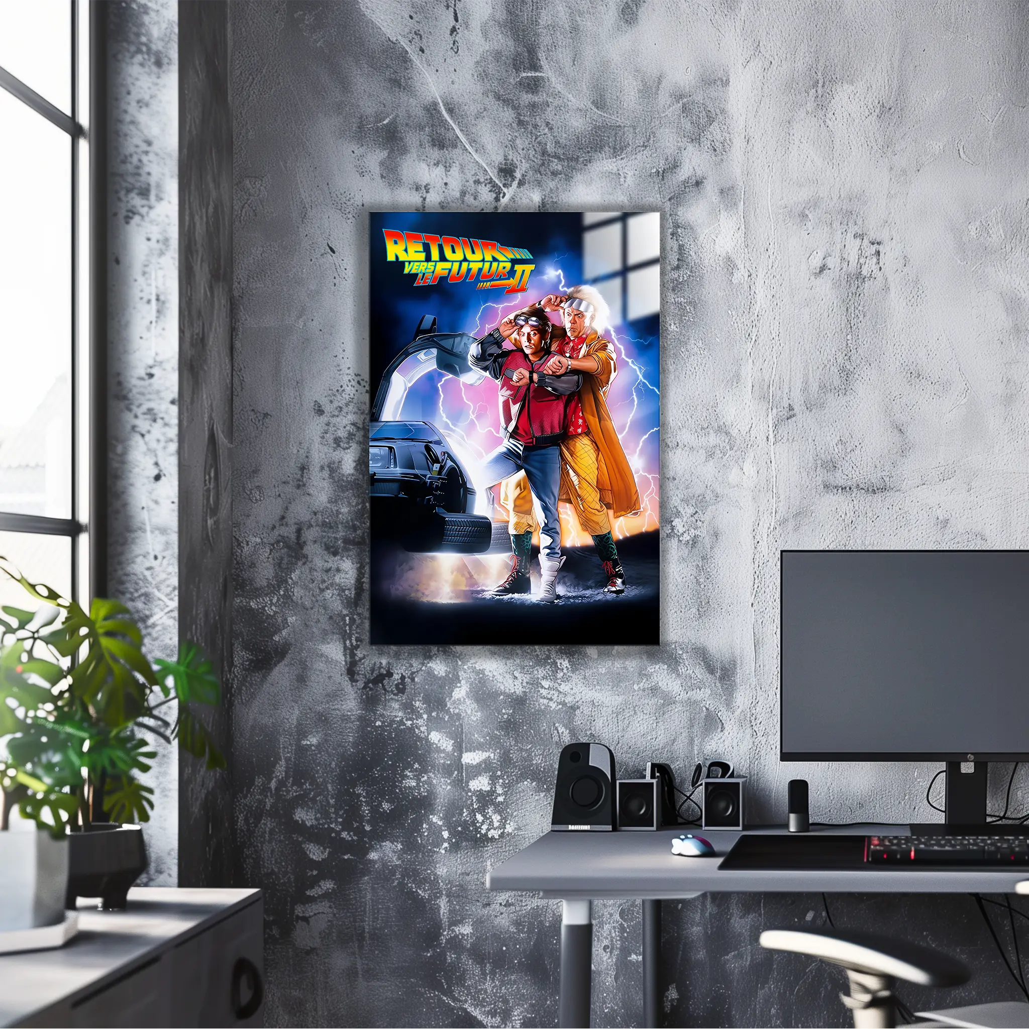 Tableau Retour Vers Le Futur 2 Affiche