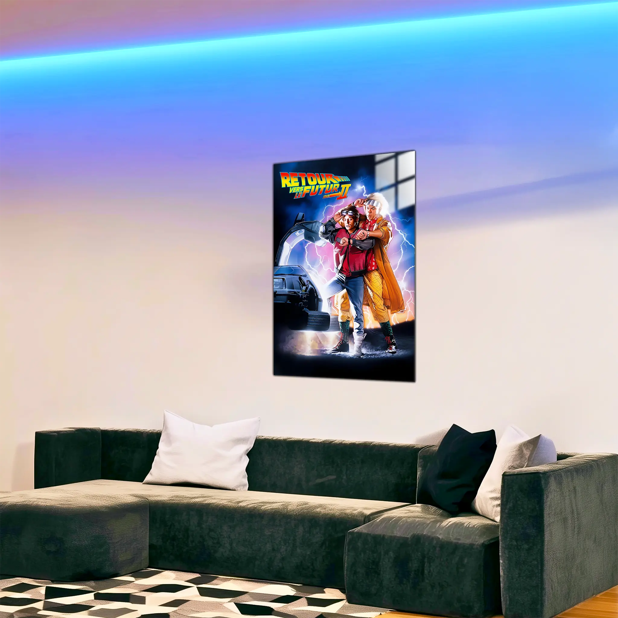 tableau-retour-vers-le-futur-2-affiche-dans-le-salon | DreamWay