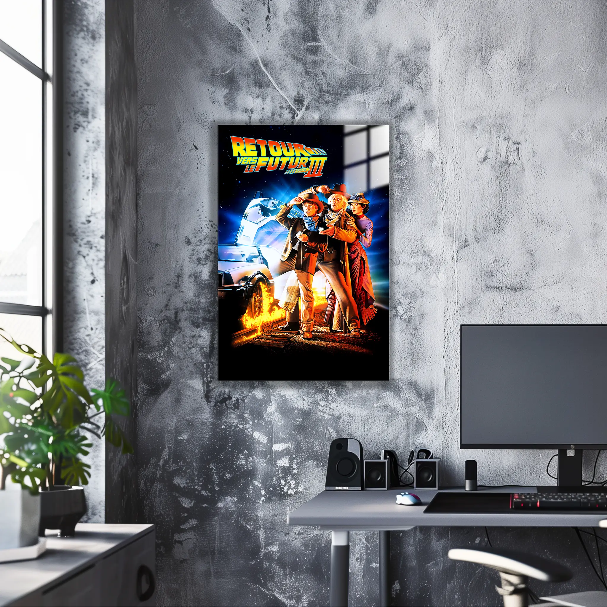 Tableau Retour Vers Le Futur 3 Affiche