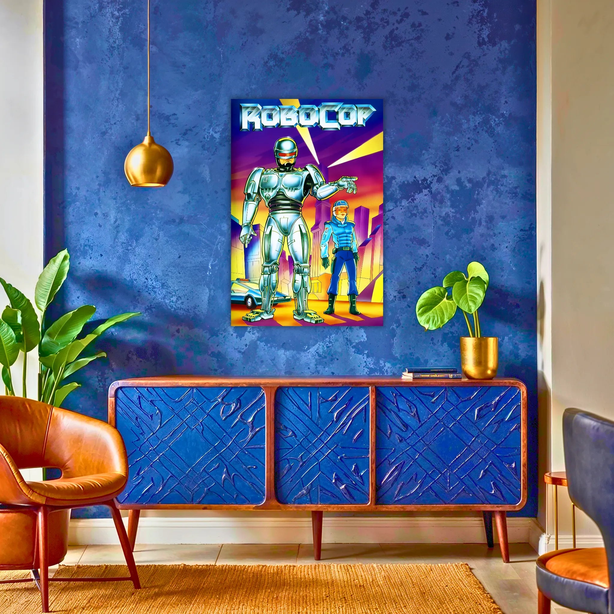 Tableau Robocop Affiche Rétro