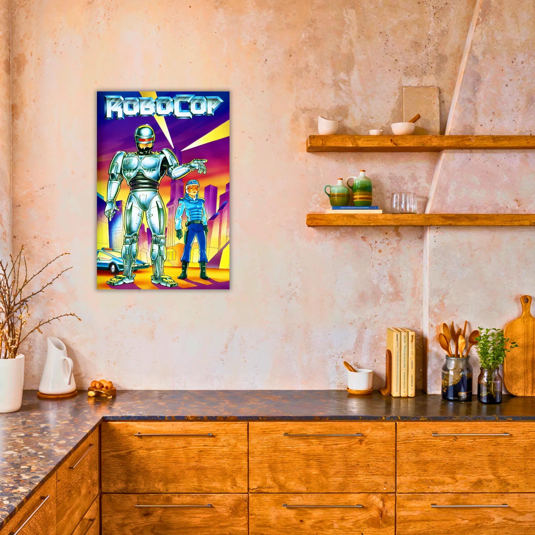 Tableau Robocop Affiche Rétro