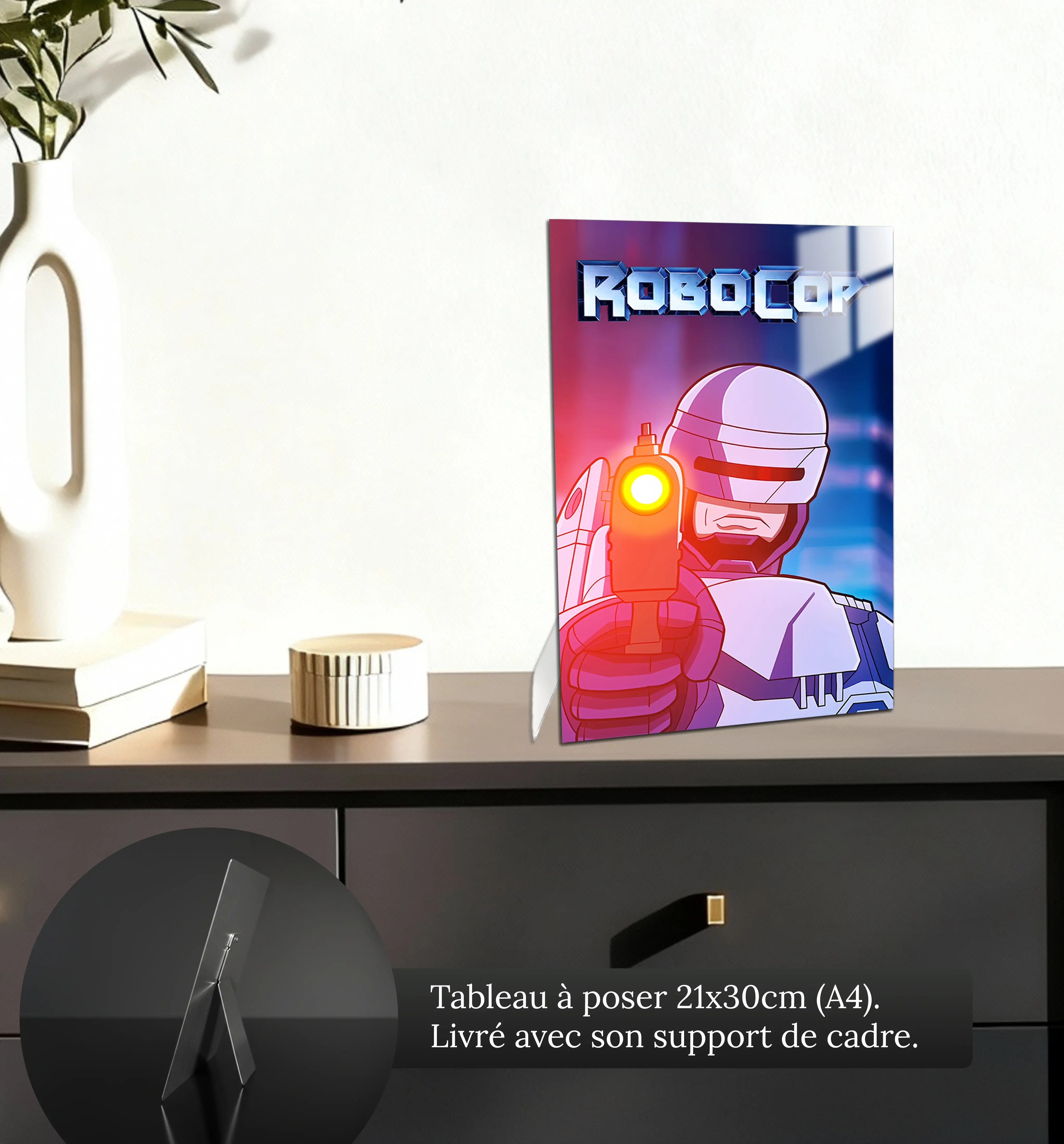 tableau-robocop-portrait-petit-format-a-poser-sur-meuble | DreamWay