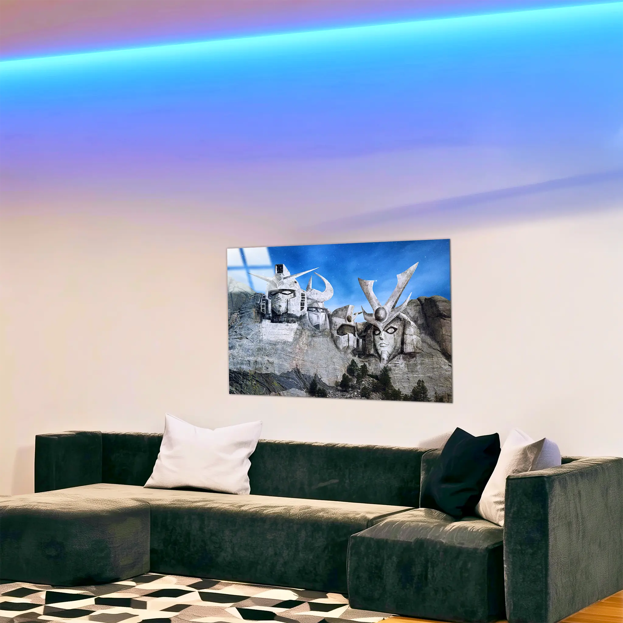 tableau-rushmore-tomino-dans-le-salon | DreamWay