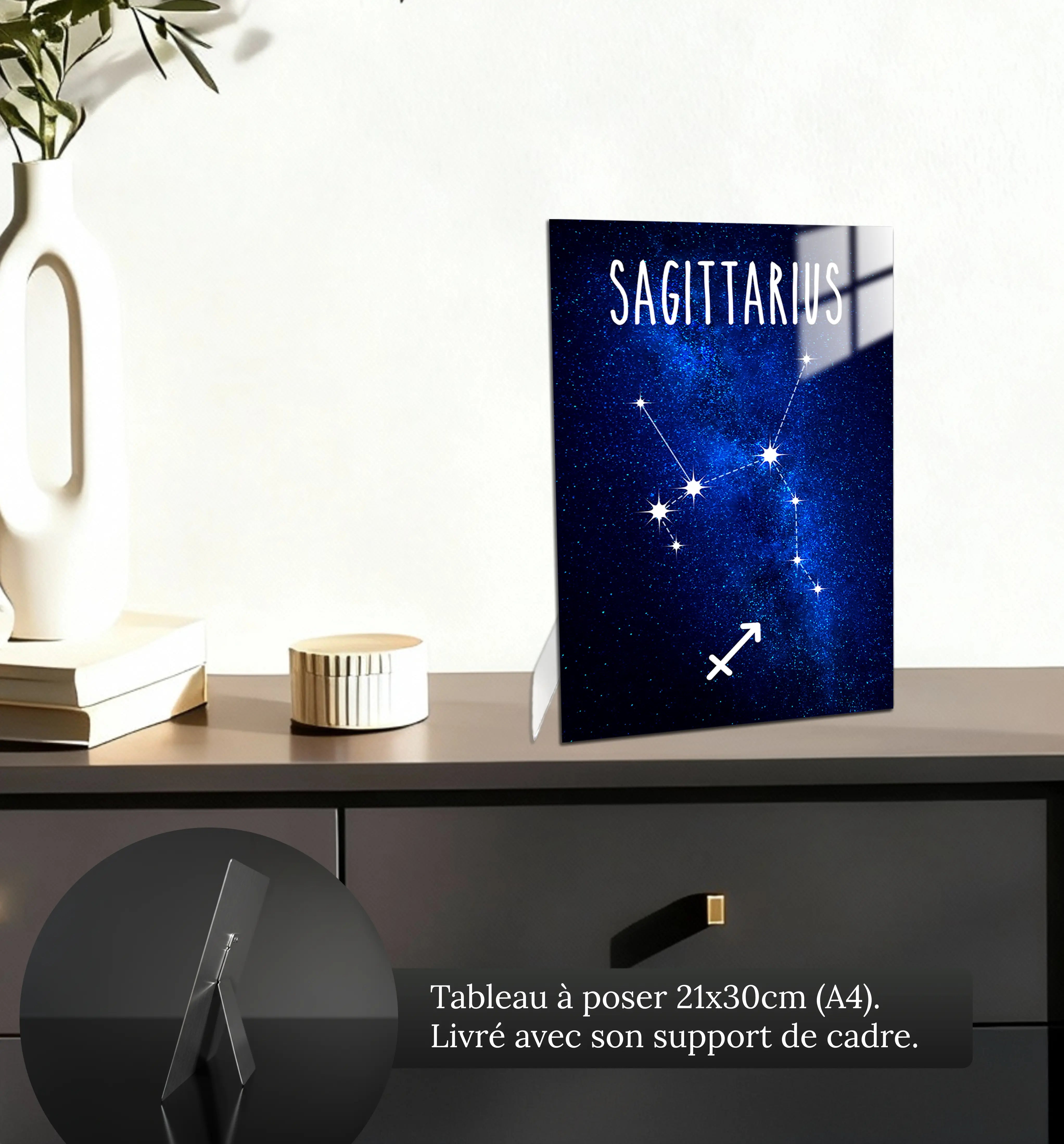 tableau-sagittaire-constellation-petit-format-a-poser-sur-meuble | DreamWay