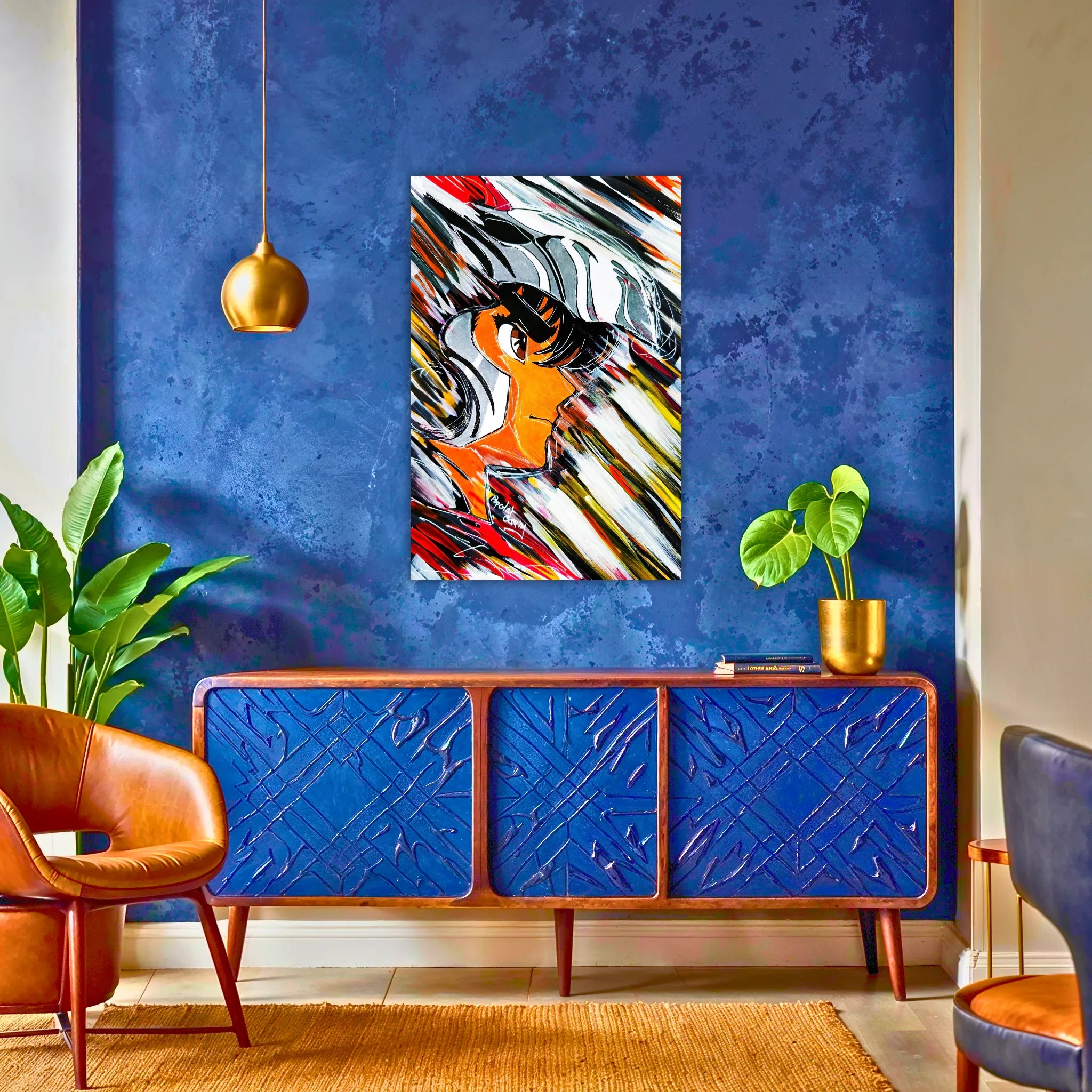 tableau-saint-seiya-pop-art-au-dessus-du-buffet | DreamWay