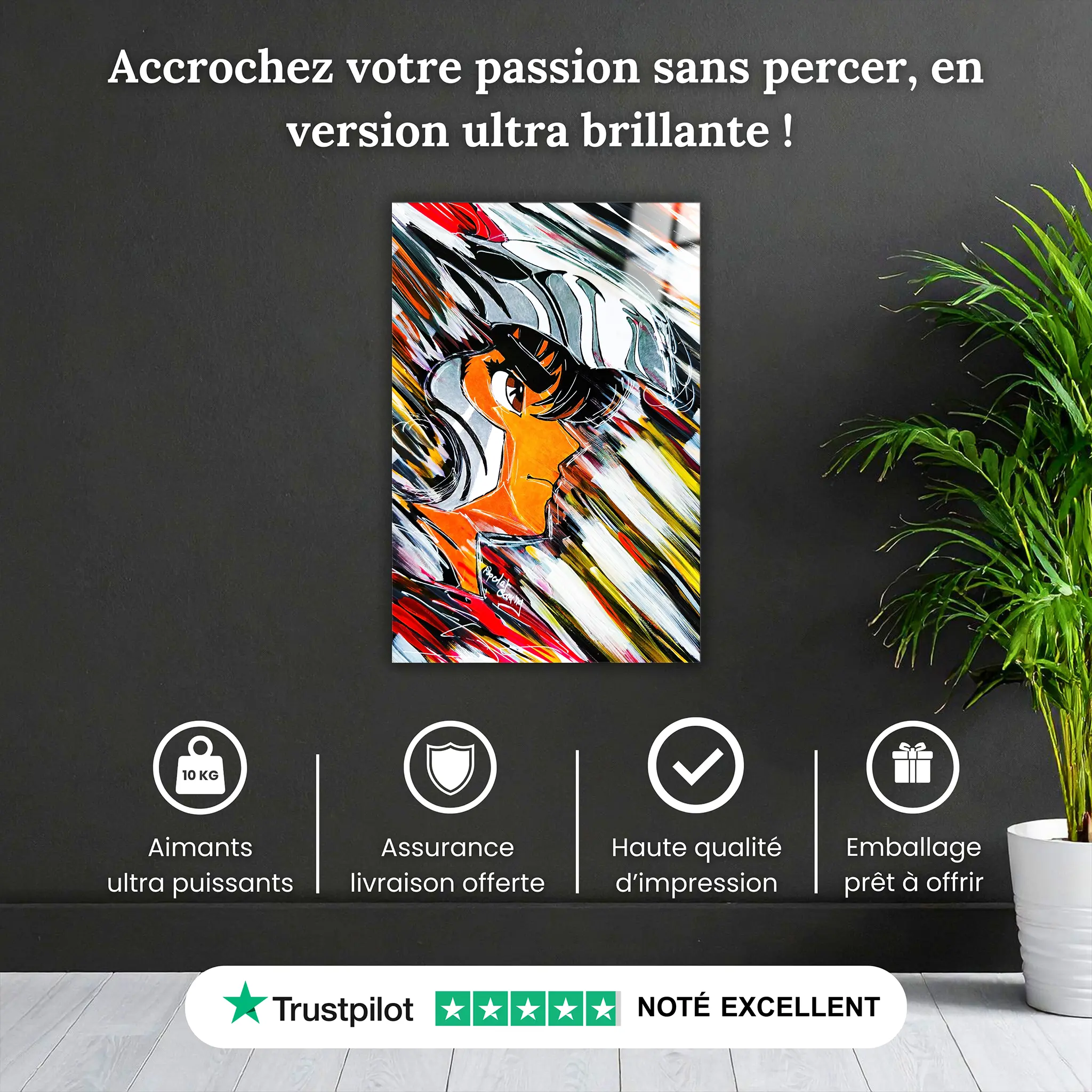 Tableau Saint Seiya Pop Art