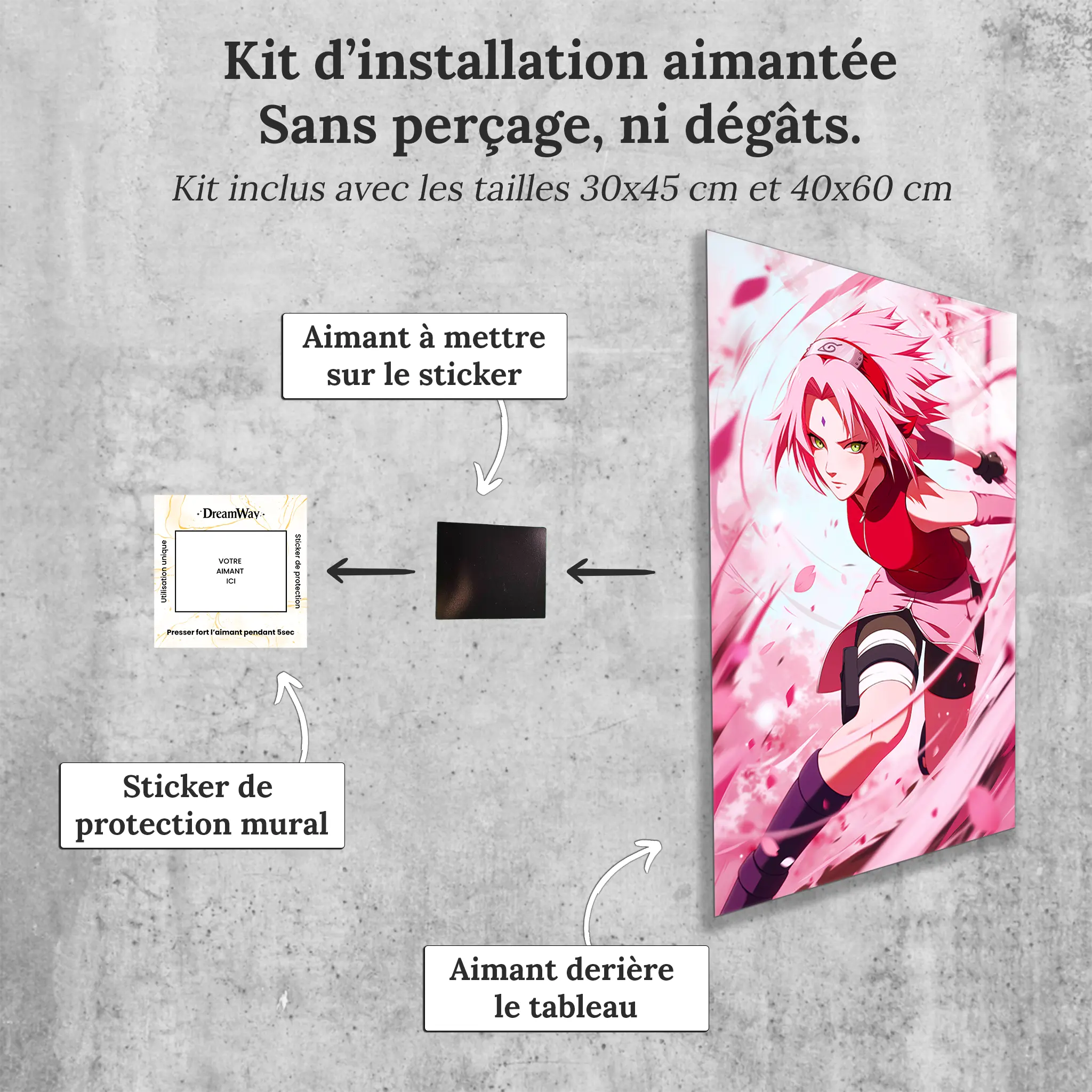 tableau-sakura-avec-installation-aimantee | DreamWay