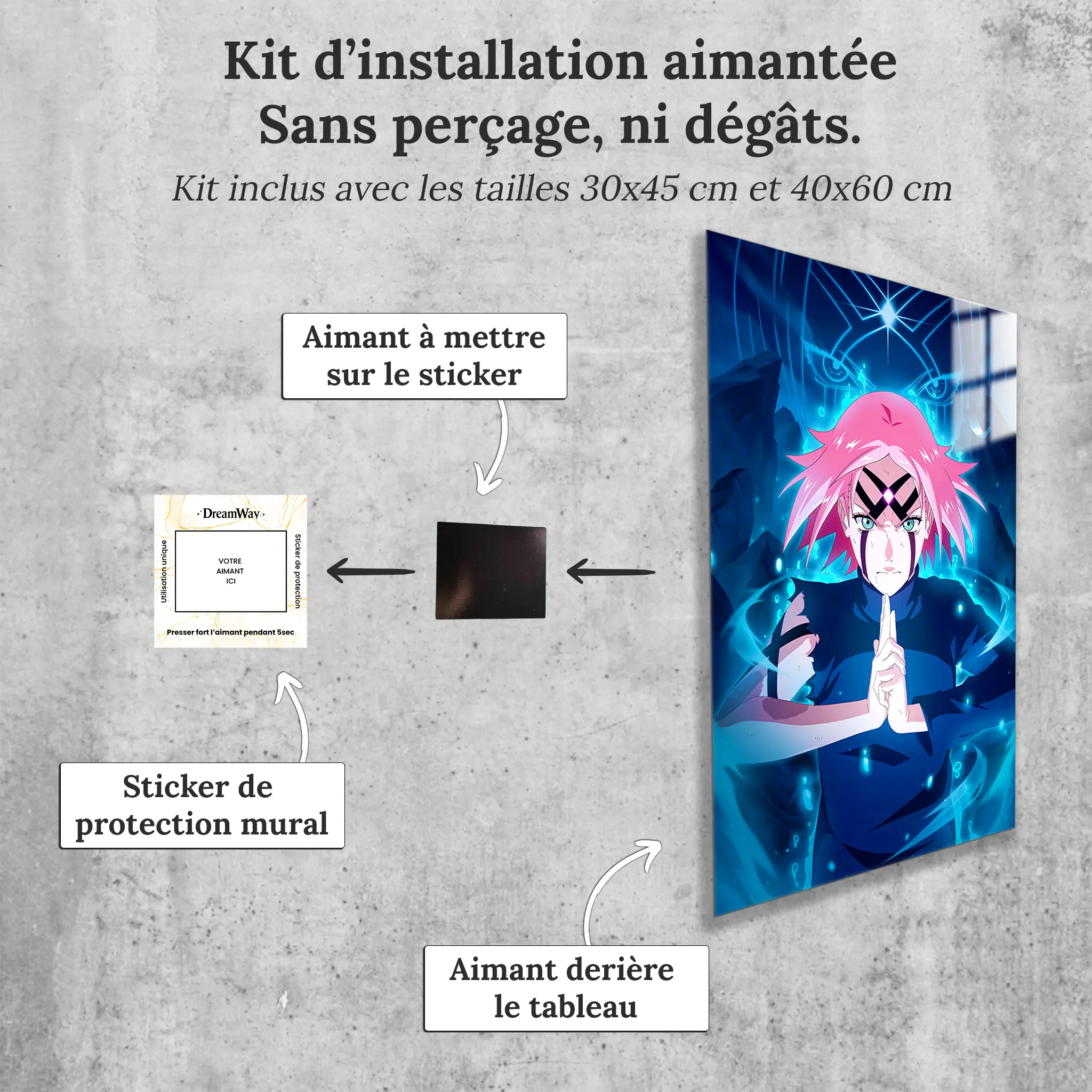 tableau-sakura-transformation-avec-installation-aimantee | DreamWay