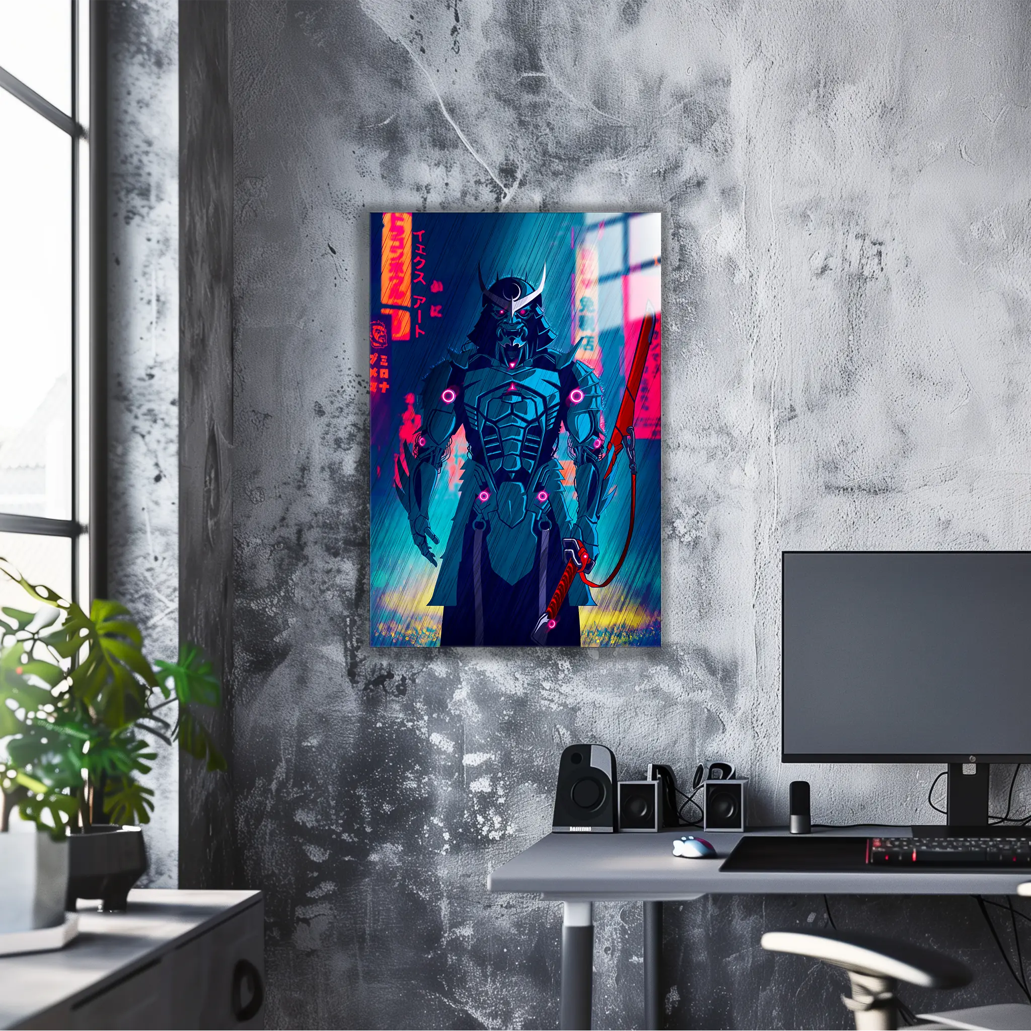 tableau-samurai-2077-dans-le-bureau | DreamWay
