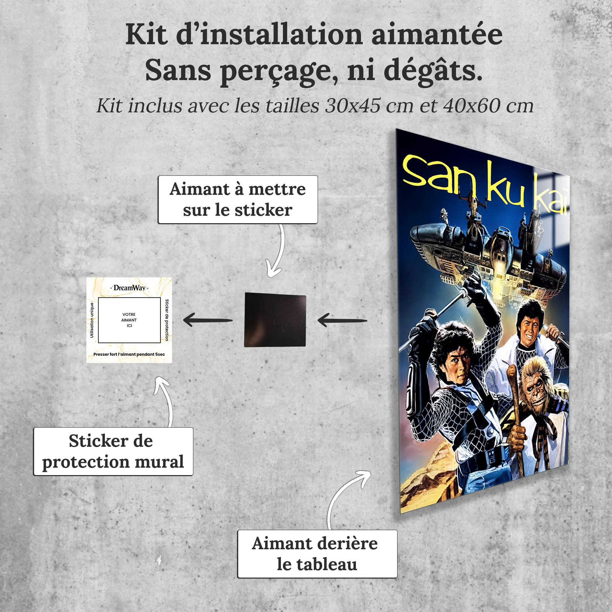 Tableau San Ku Kai Affiche