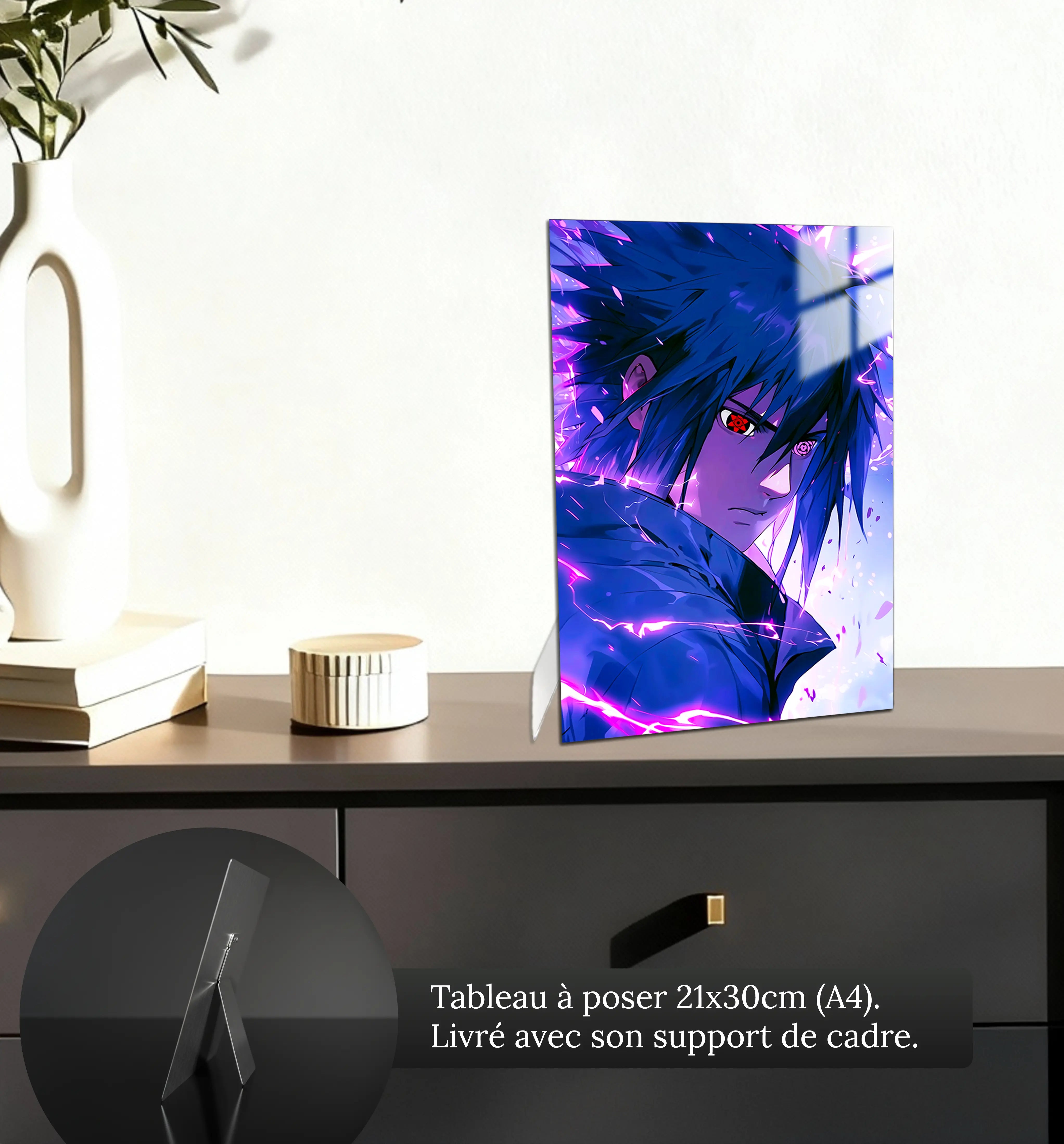 tableau-sasuke-portrait-petit-format-a-poser-sur-meuble | DreamWay