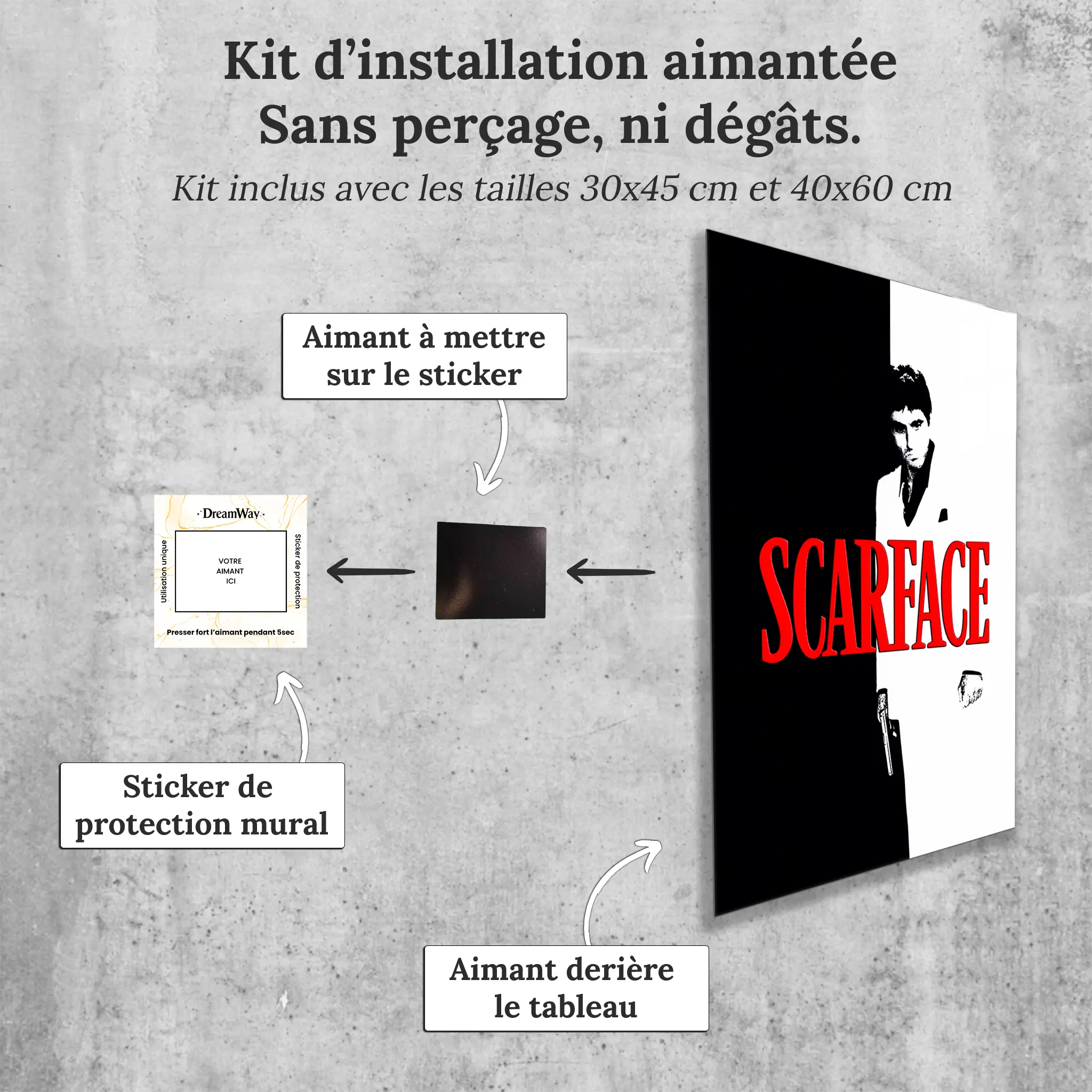 tableau-scarface-avec-installation-aimantee | DreamWay
