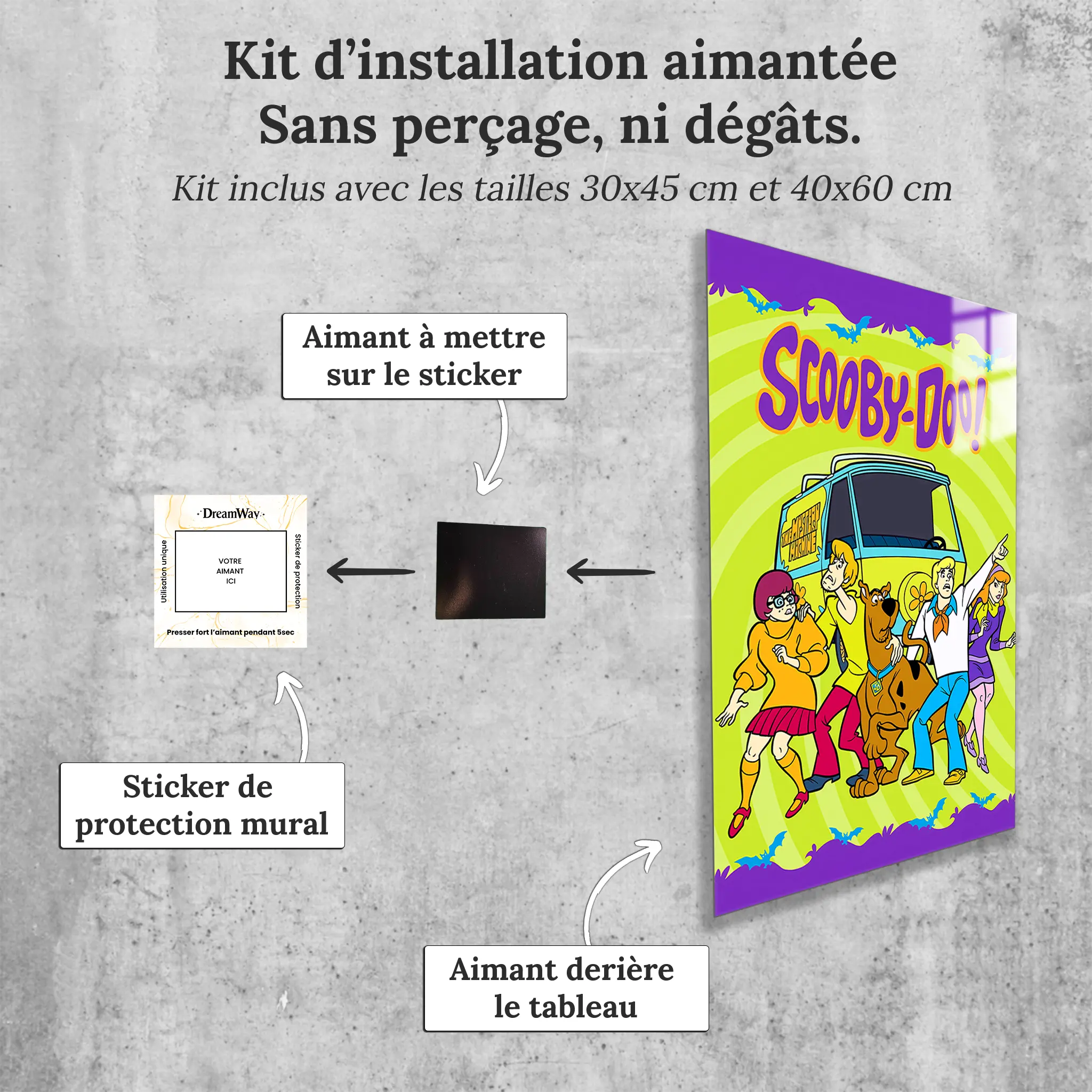 Tableau Scooby-Doo! Affiche
