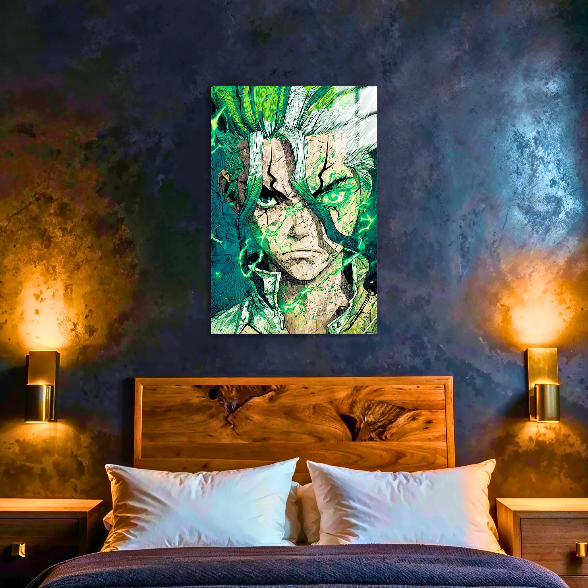 tableau-senku-Dr-Stone-dans-la-chambre | DreamWay