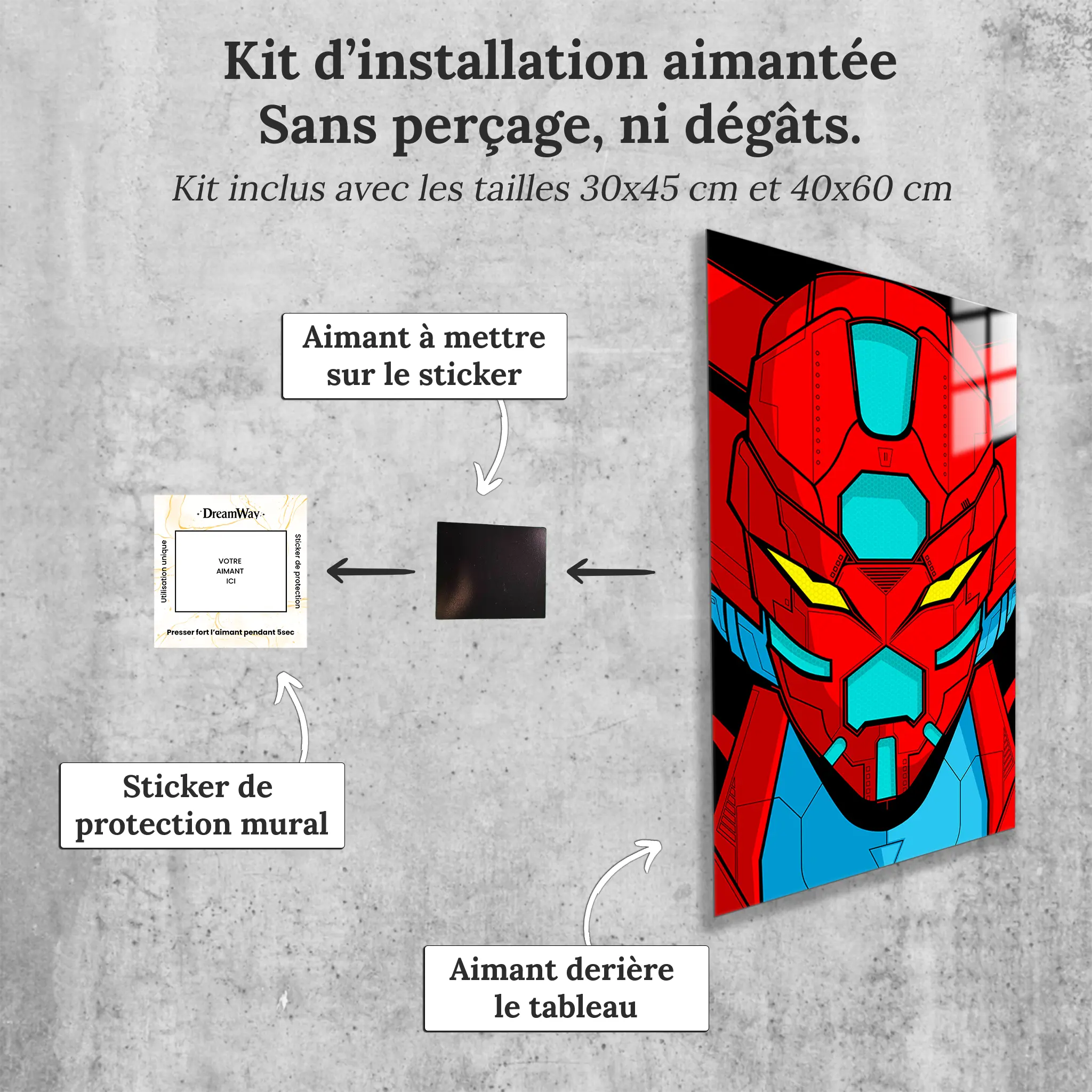 tableau-shin-getter-avec-installation-aimantee | DreamWay