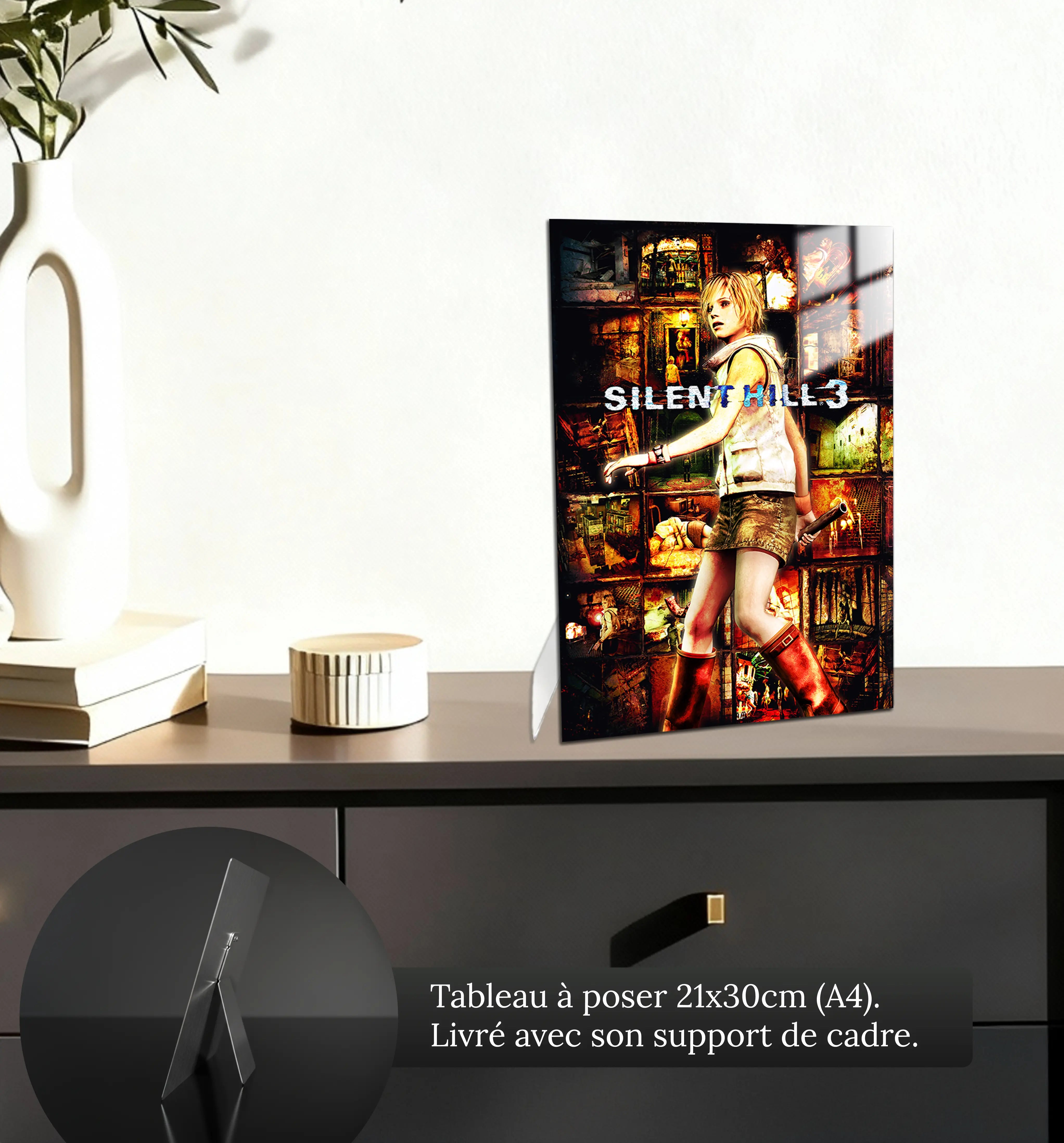 tableau-silent-hill-3-heather-mason-petit-format-a-poser-sur-meuble | DreamWay