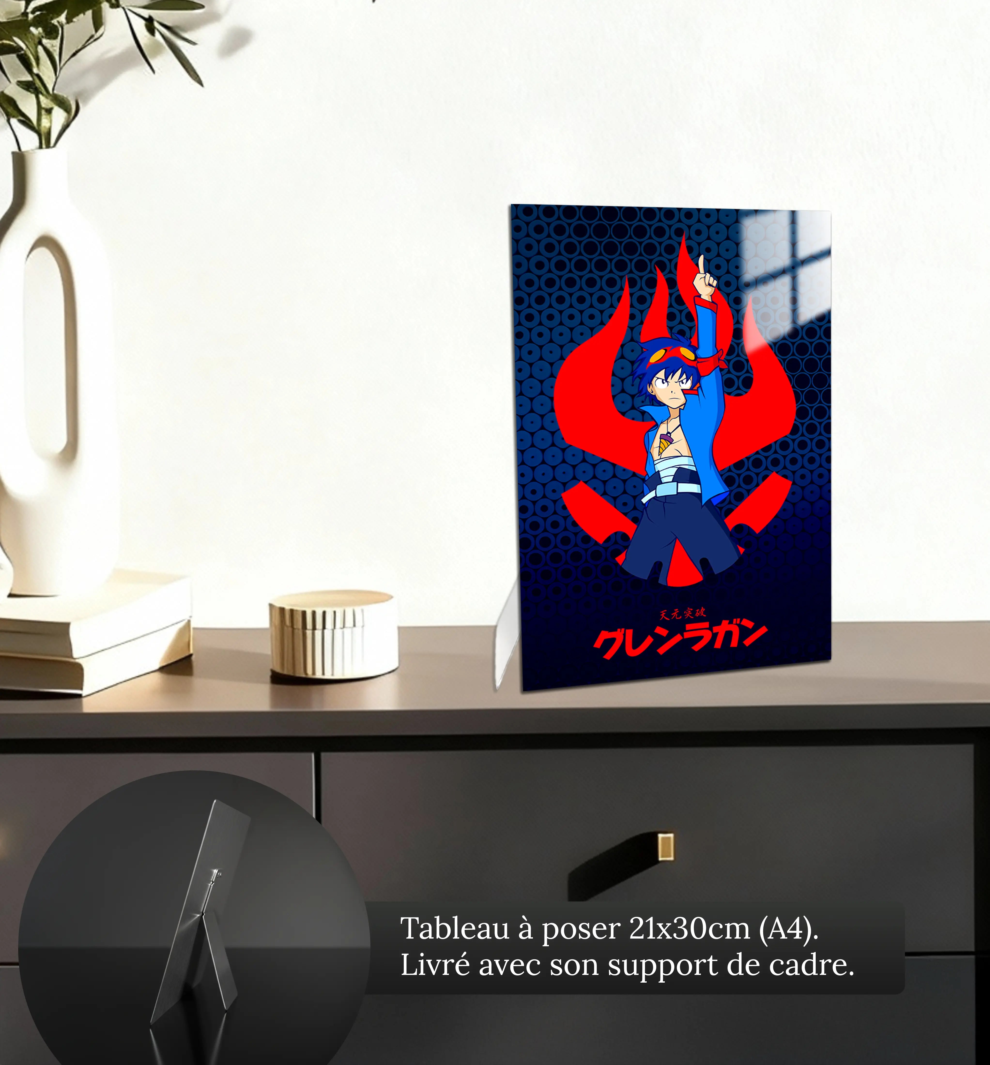 tableau-simon-gurren-lagann-petit-format-a-poser-sur-meuble | DreamWay