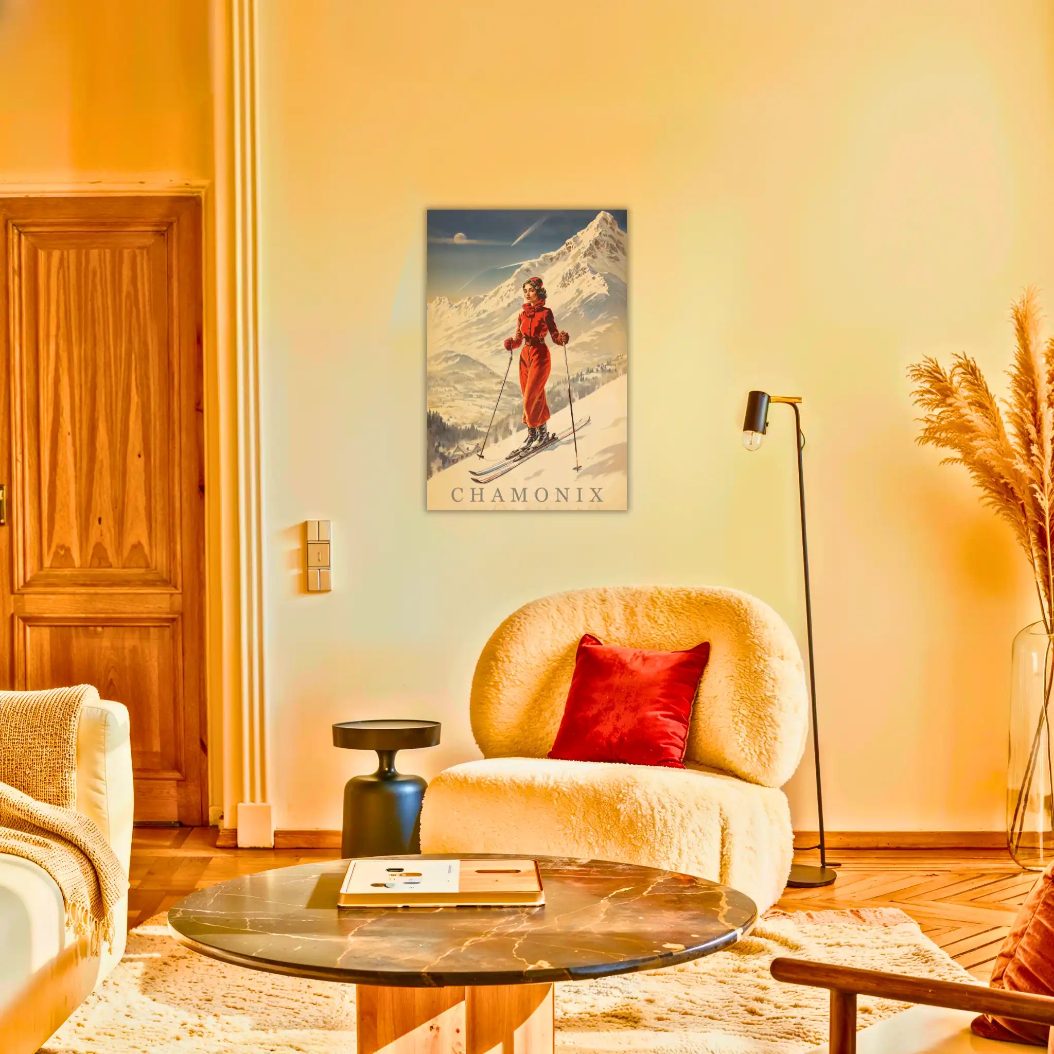 tableau-ski-vintage-au-salon | DreamWay
