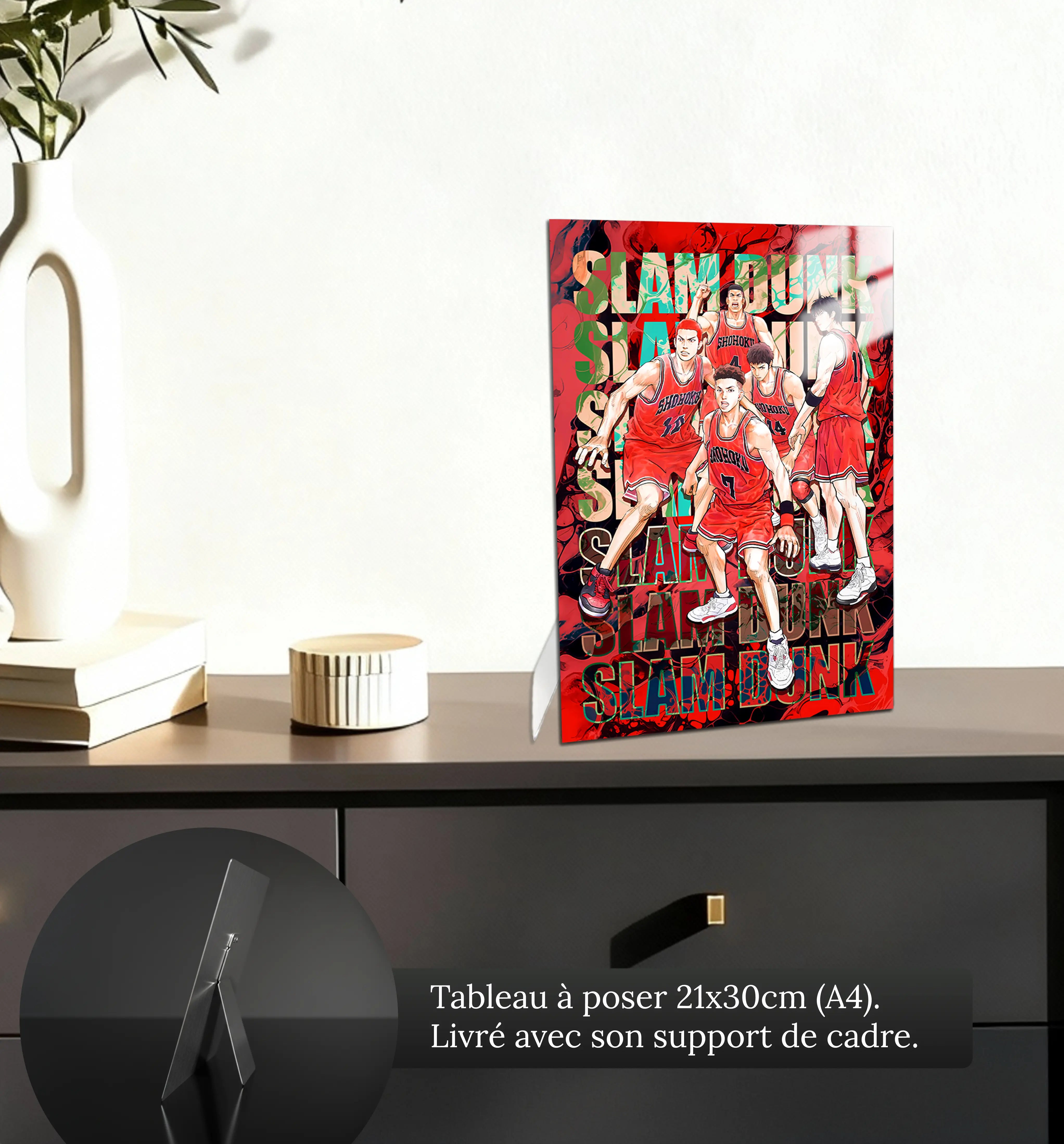 tableau-slam-dunk-lequipe-petit-format-a-poser-sur-meuble | DreamWay
