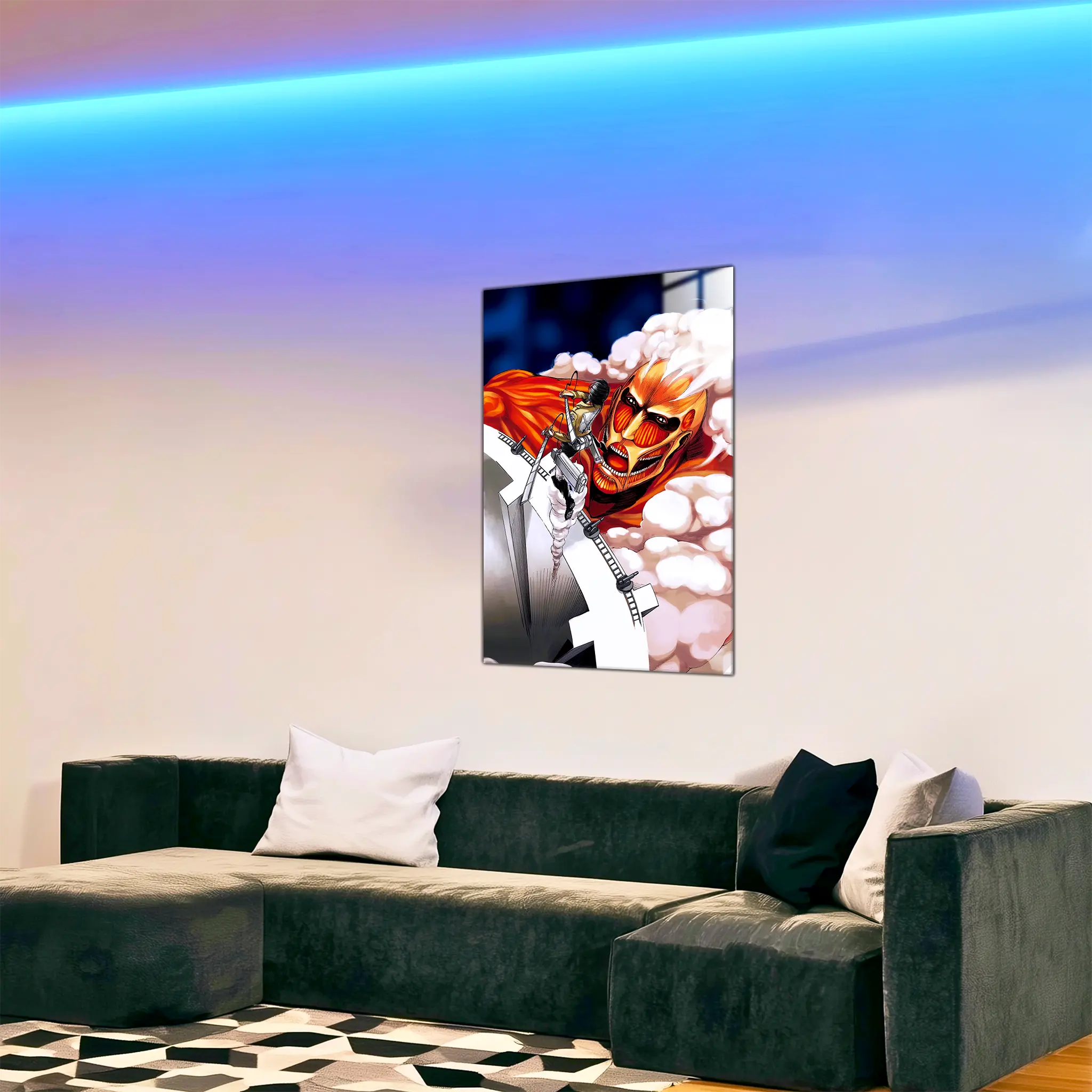 tableau-snk-combat-titan-colossal-dans-le-salon | DreamWay