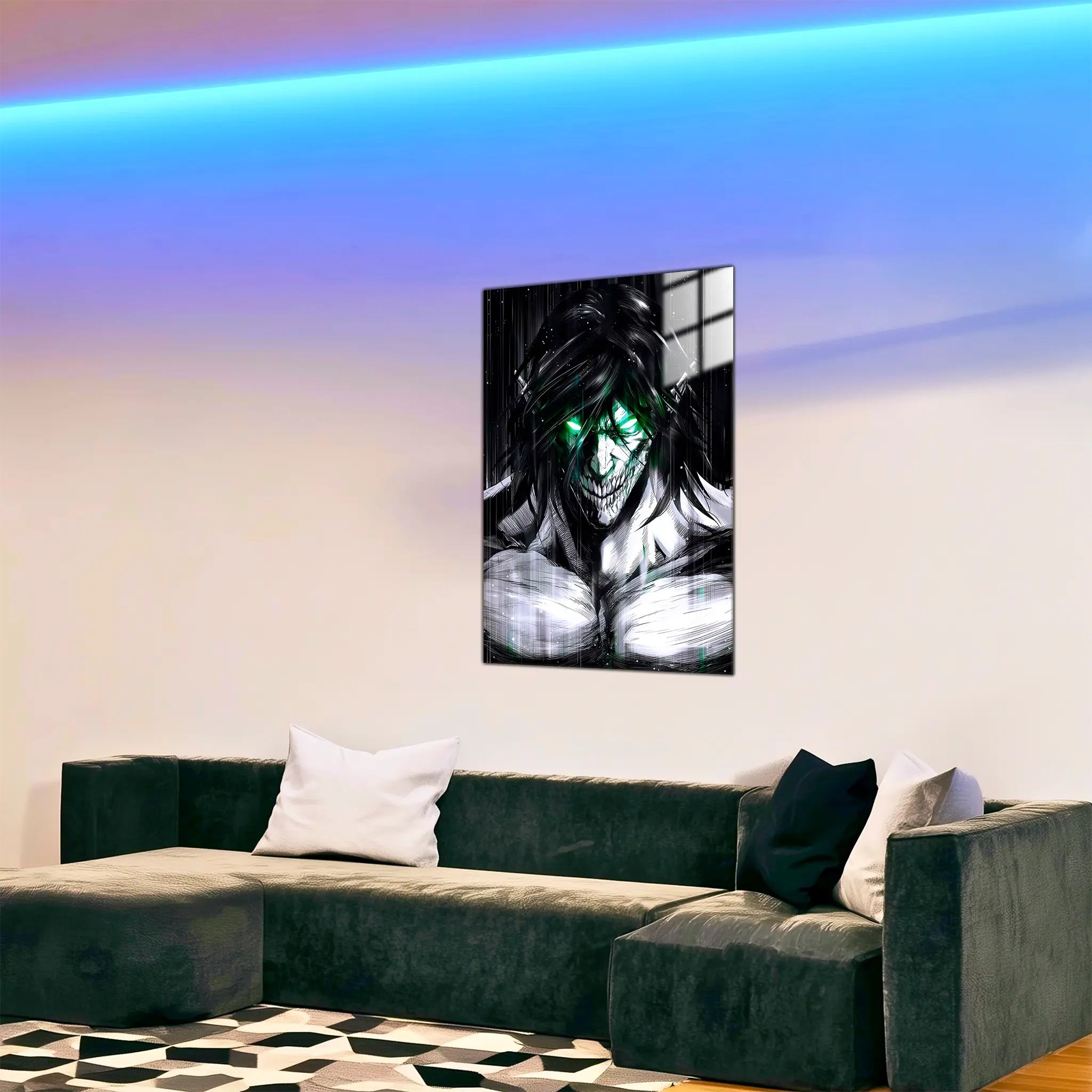 tableau-snk-eren-en-titan-dans-le-salon | DreamWay