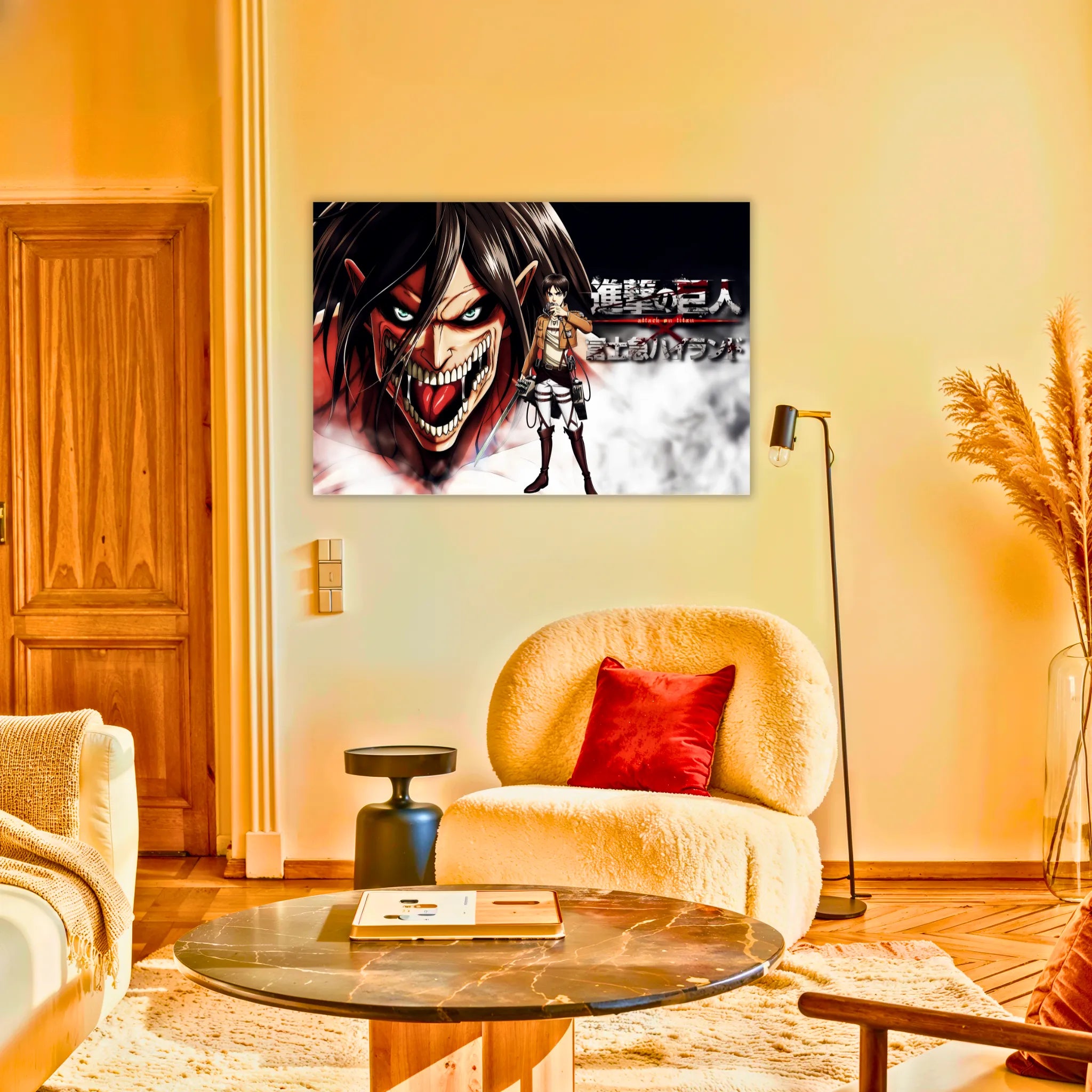 Tableau SNK Eren Et Son Tian Paysage