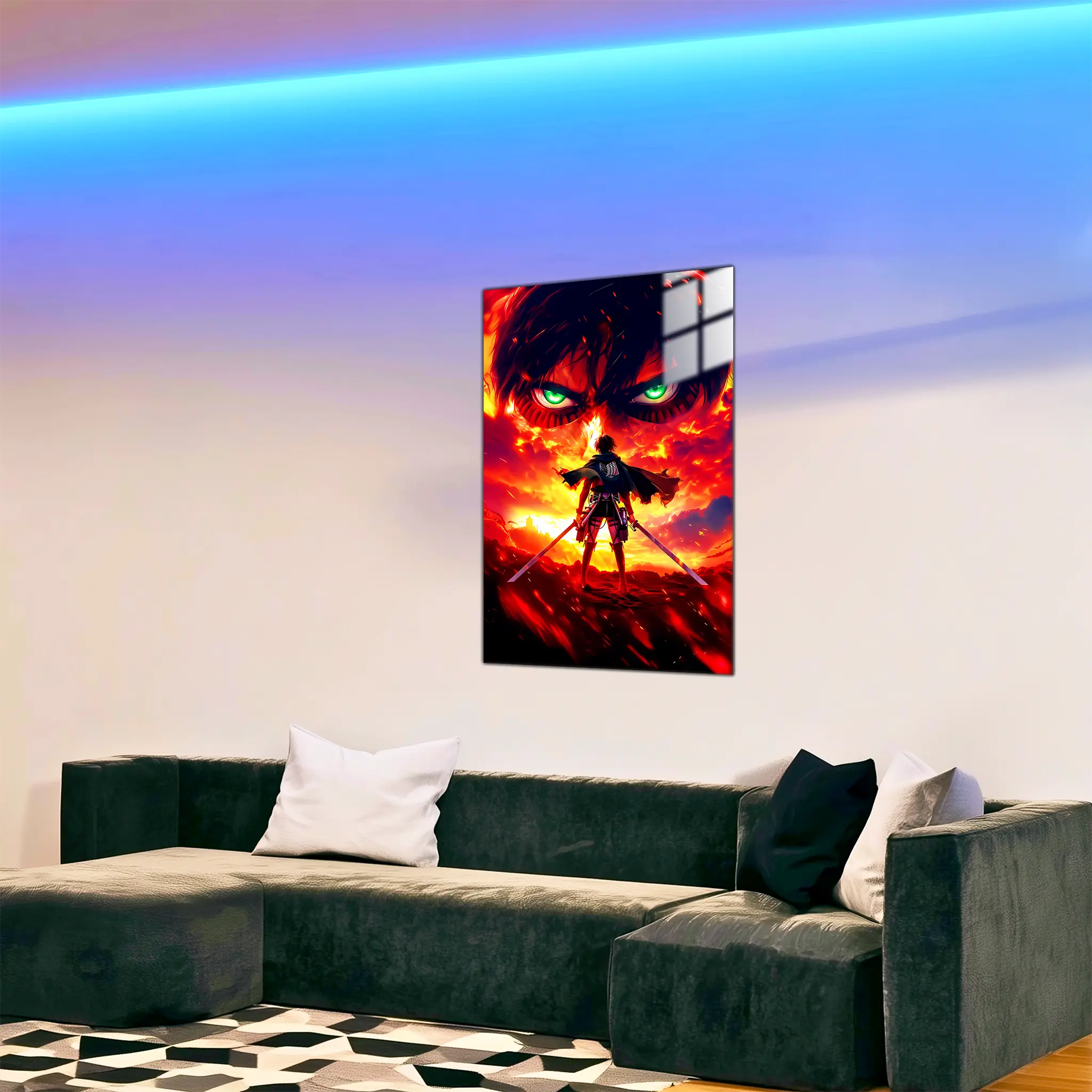 tableau-snk-eren-titan-dans-le-salon | DreamWay