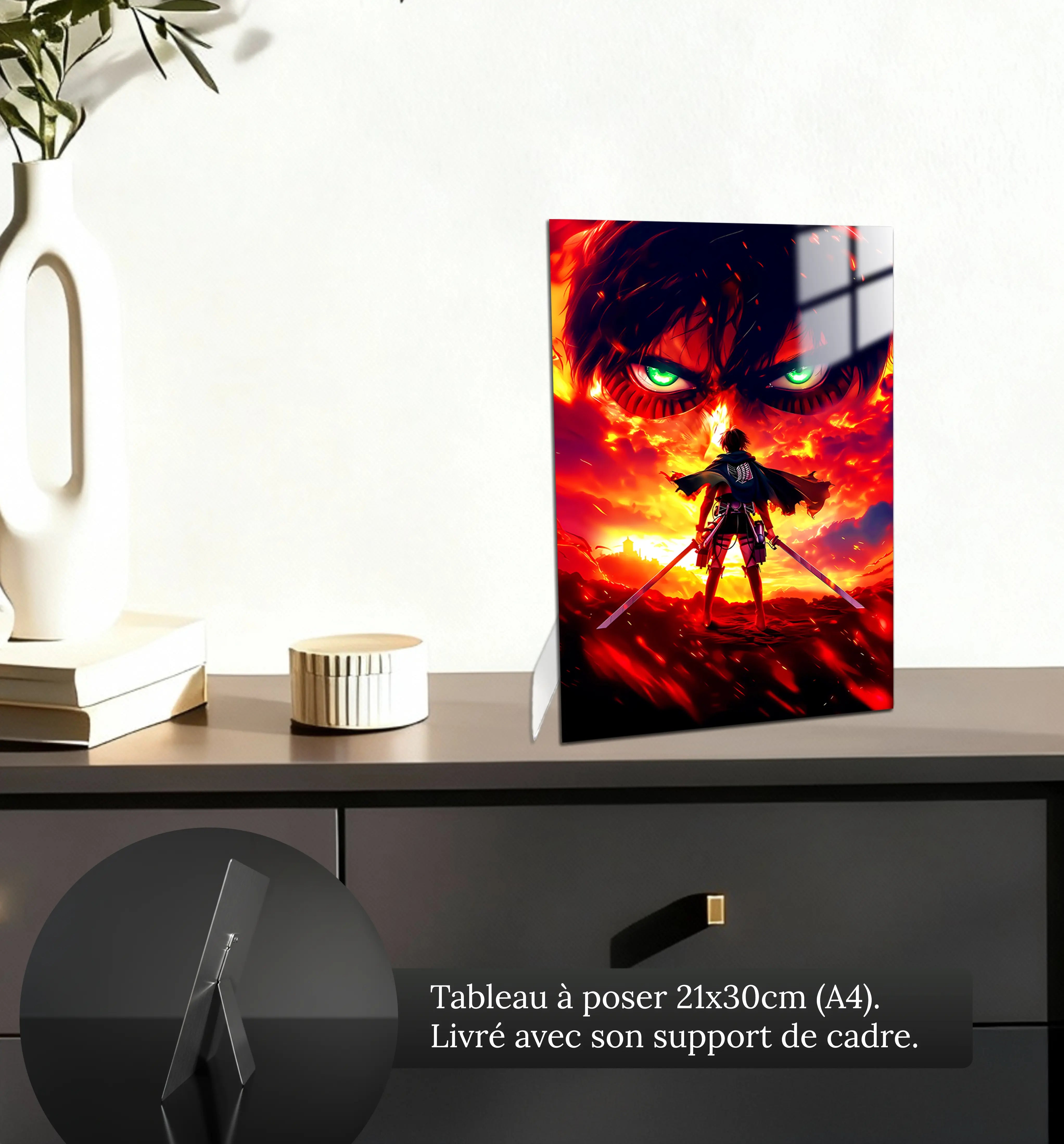 tableau-snk-eren-titan-petit-format-a-poser-sur-meuble | DreamWay