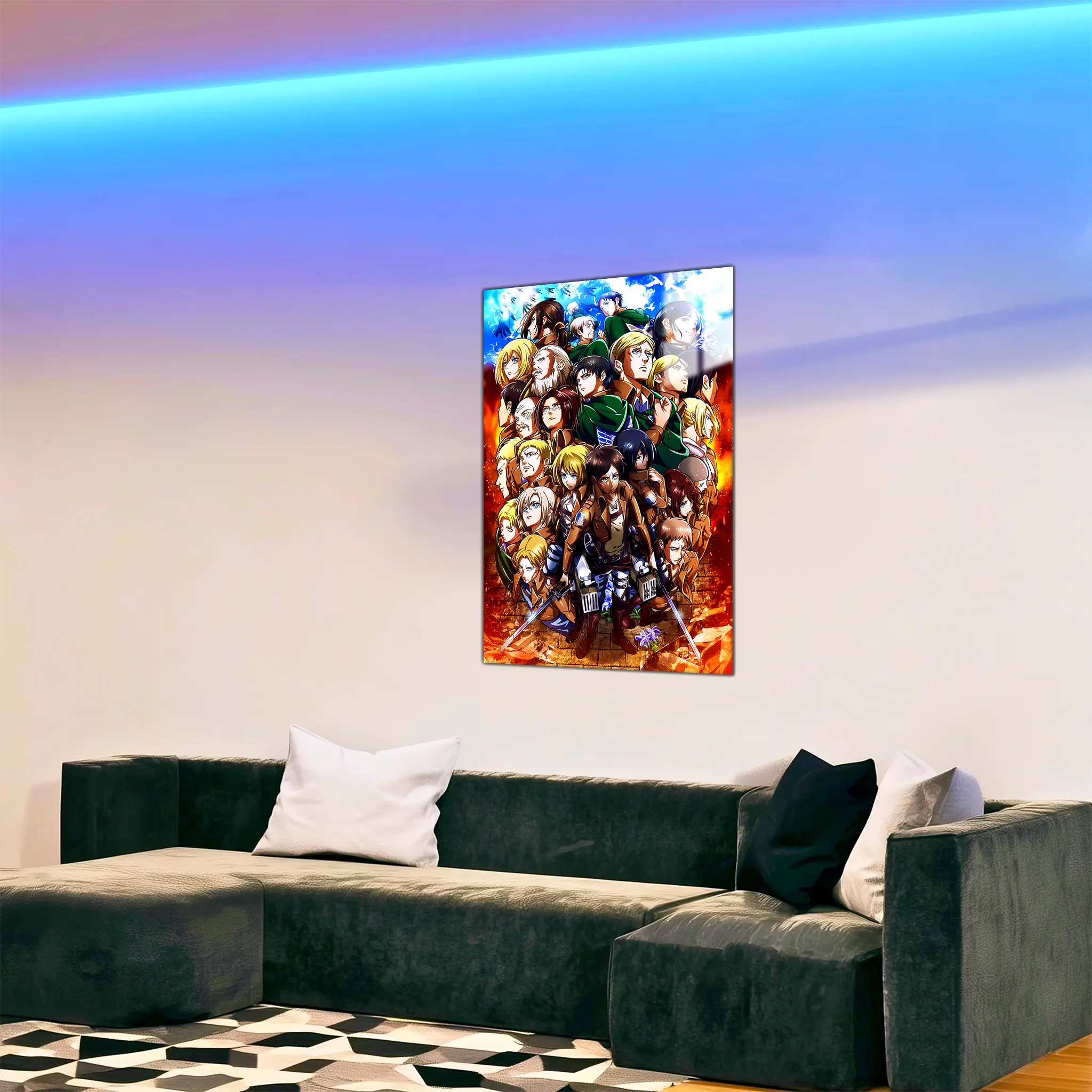 tableau-snk-les-heros-dans-le-salon | DreamWay