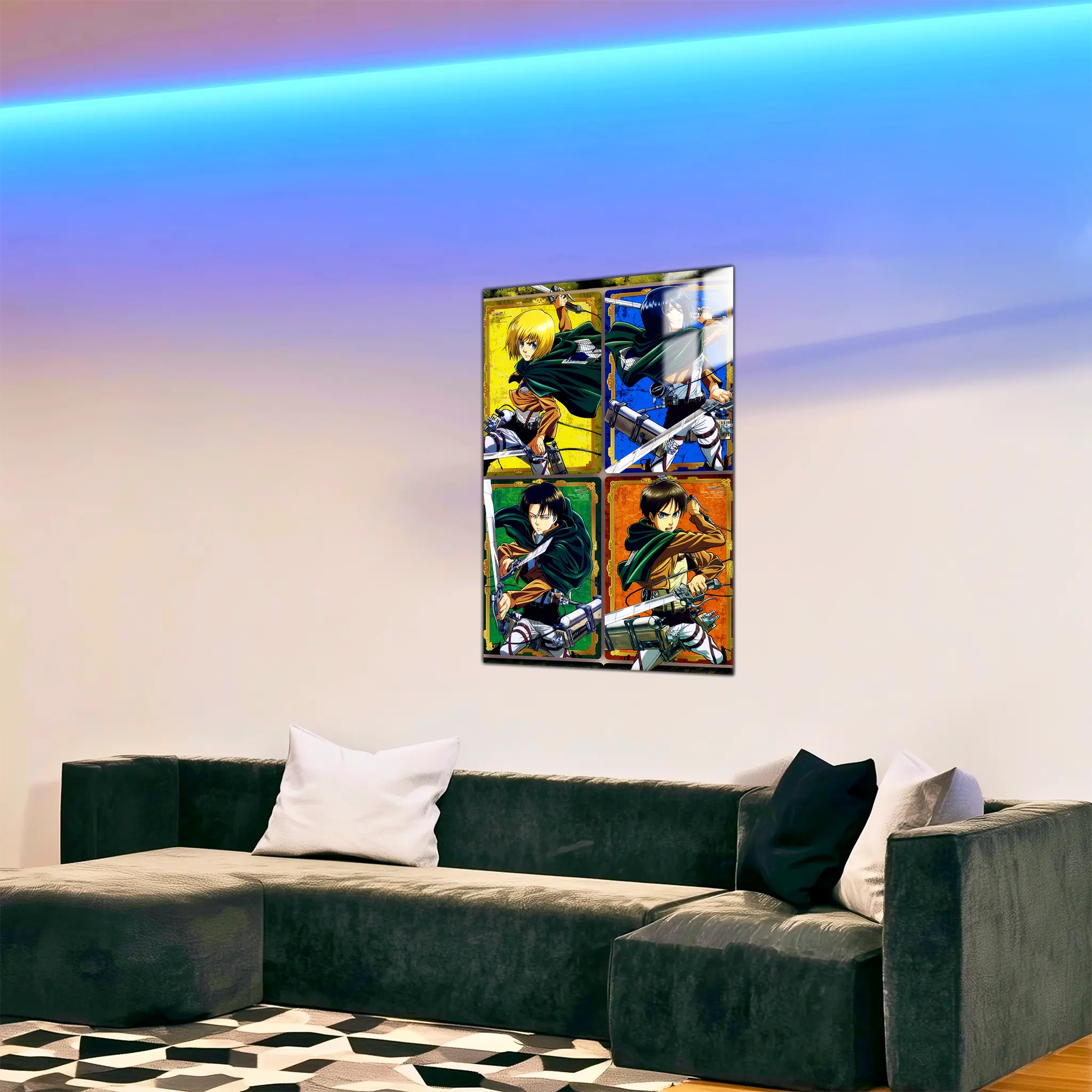 tableau-snk-les-heros-portrait-dans-le-salon | DreamWay