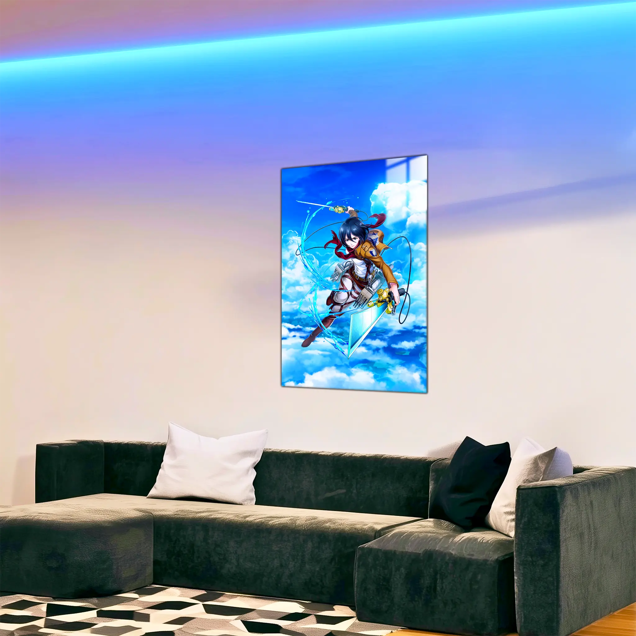 tableau-snk-mikasa-dans-le-salon | DreamWay
