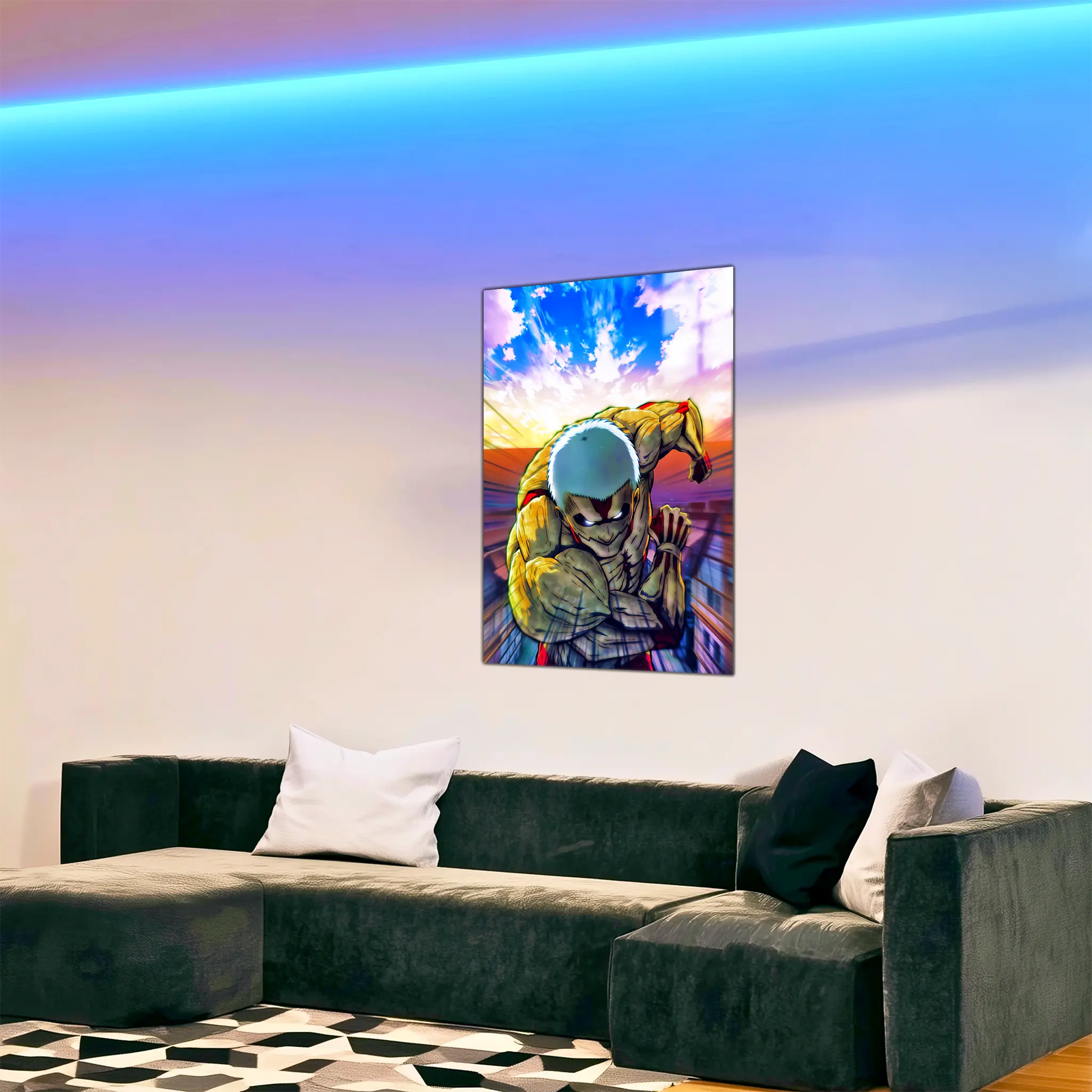 tableau-snk-titan-cuirasse-dans-le-salon | DreamWay