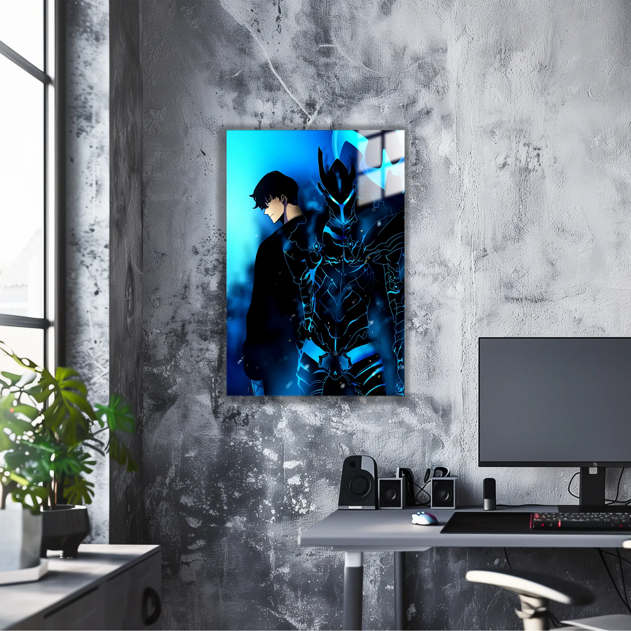 tableau-solo-leveling-bleute | DreamWay