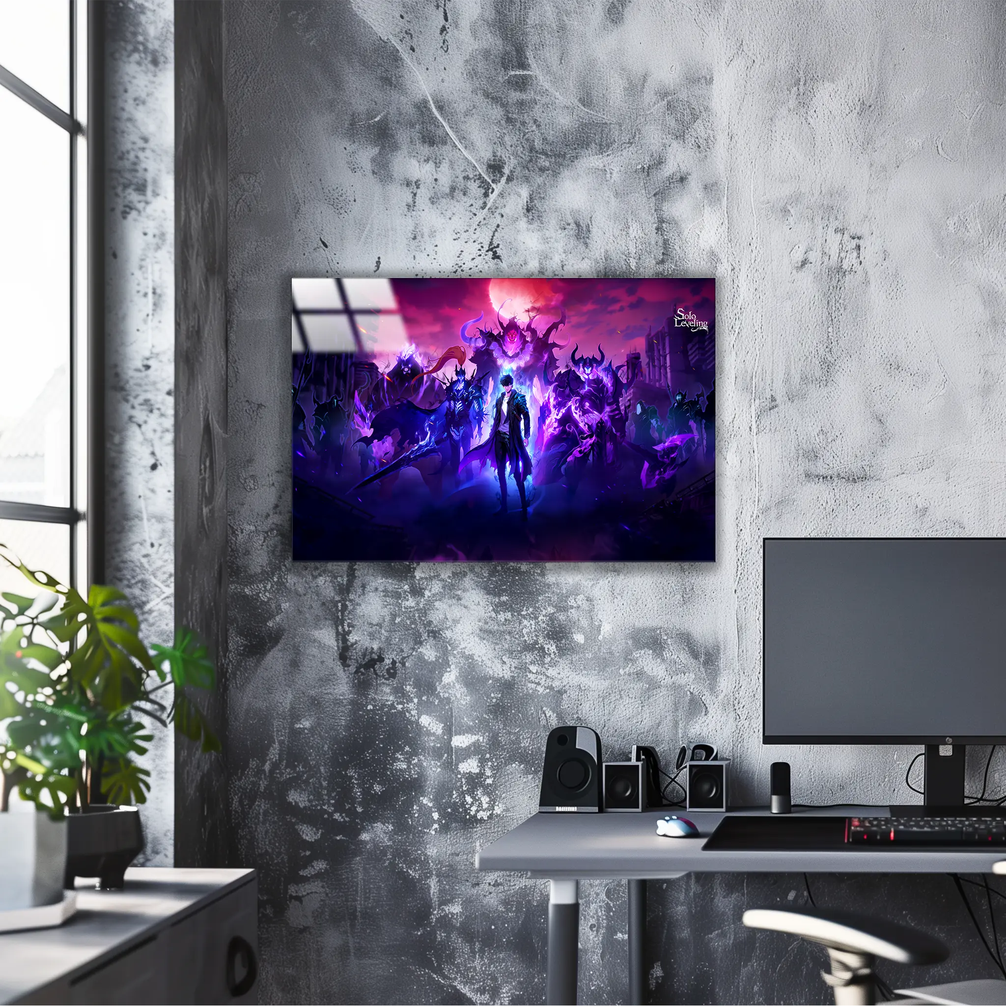 tableau-solo-leveling-jin-woo-et-ses-ombres | DreamWay