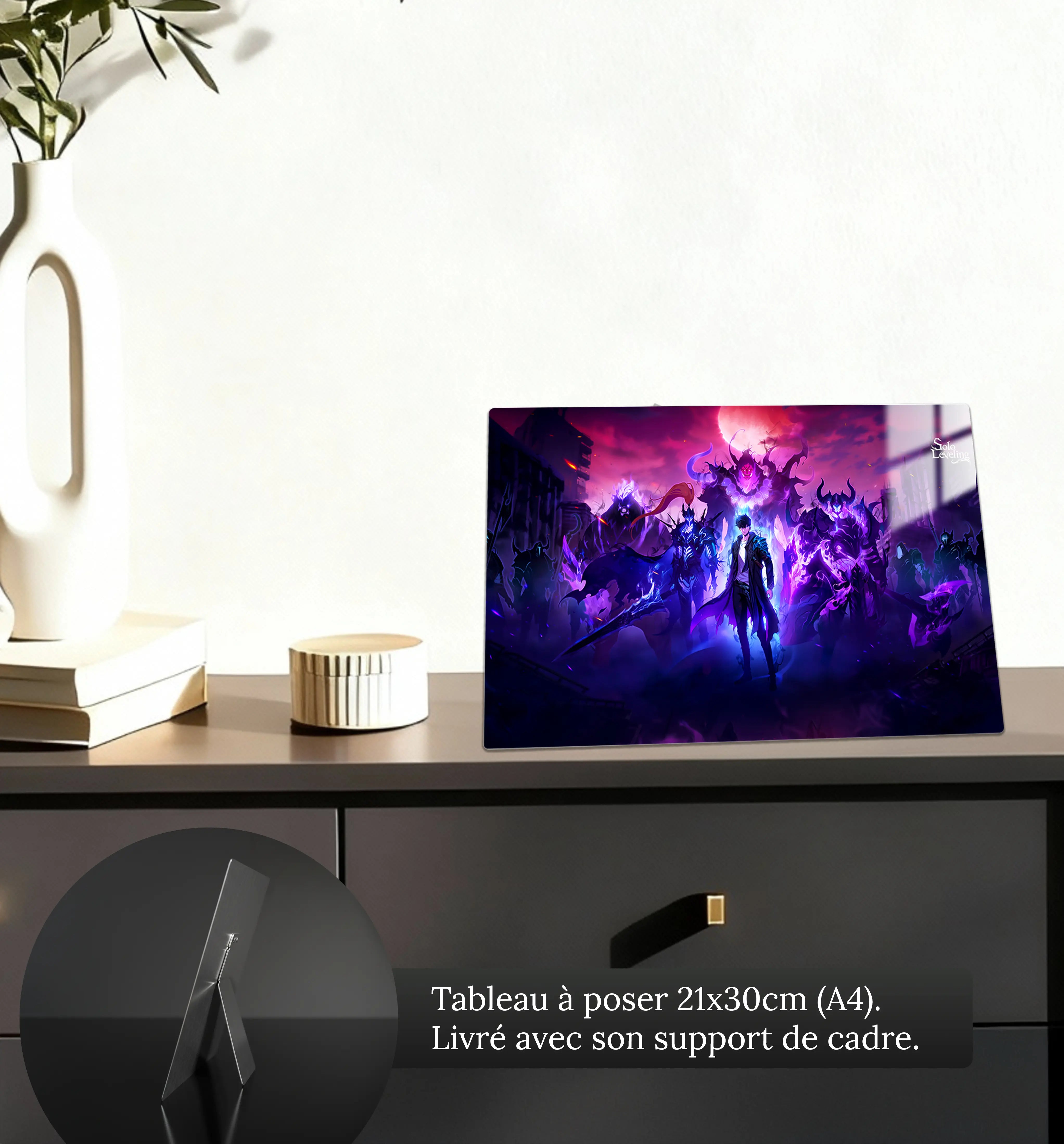 tableau-solo-leveling-jin-woo-et-ses-ombres-petit-format-a-poser-sur-meuble | DreamWay