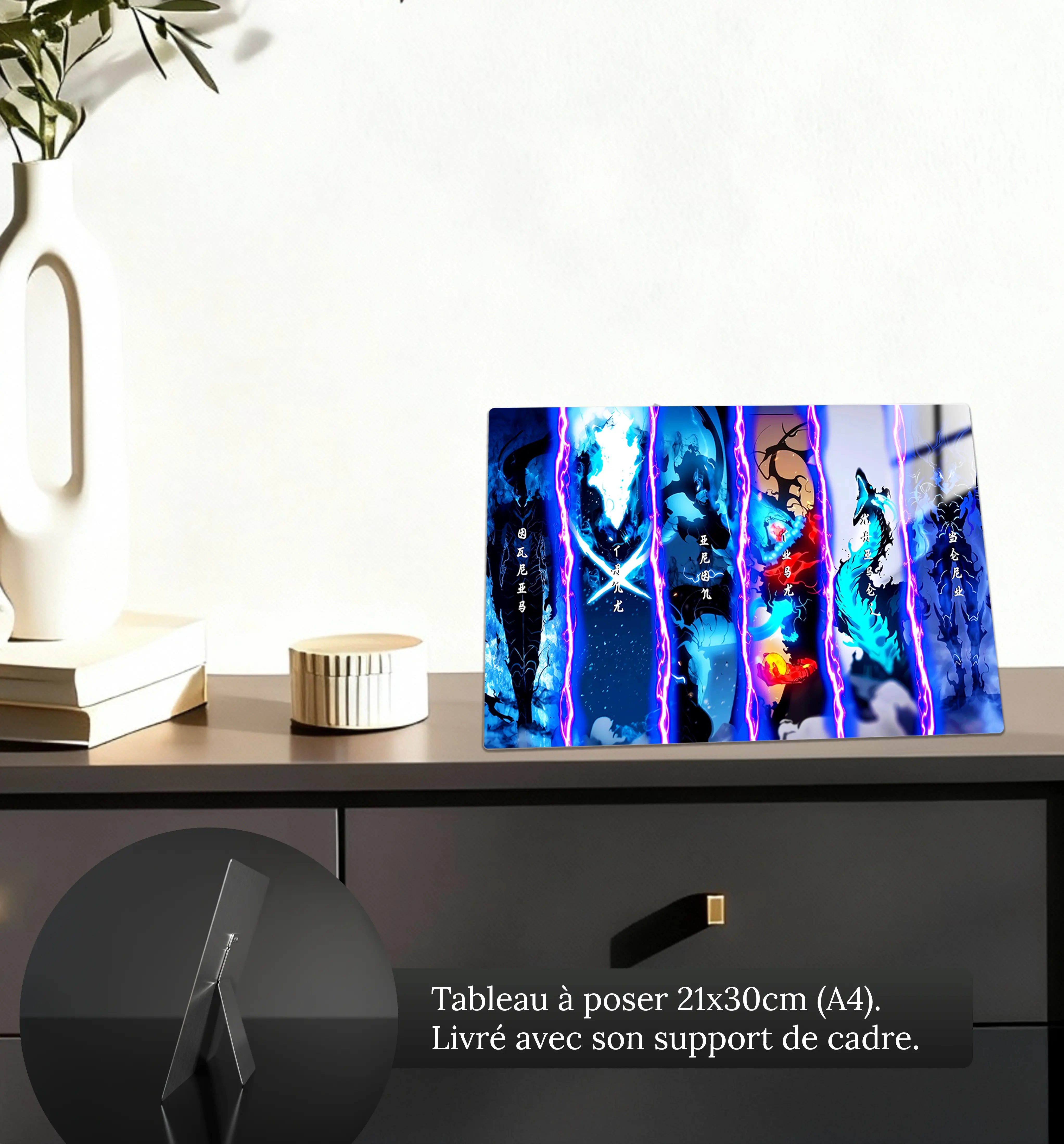 tableau-solo-leveling-les-ombres-petit-format-a-poser-sur-meuble | DreamWay