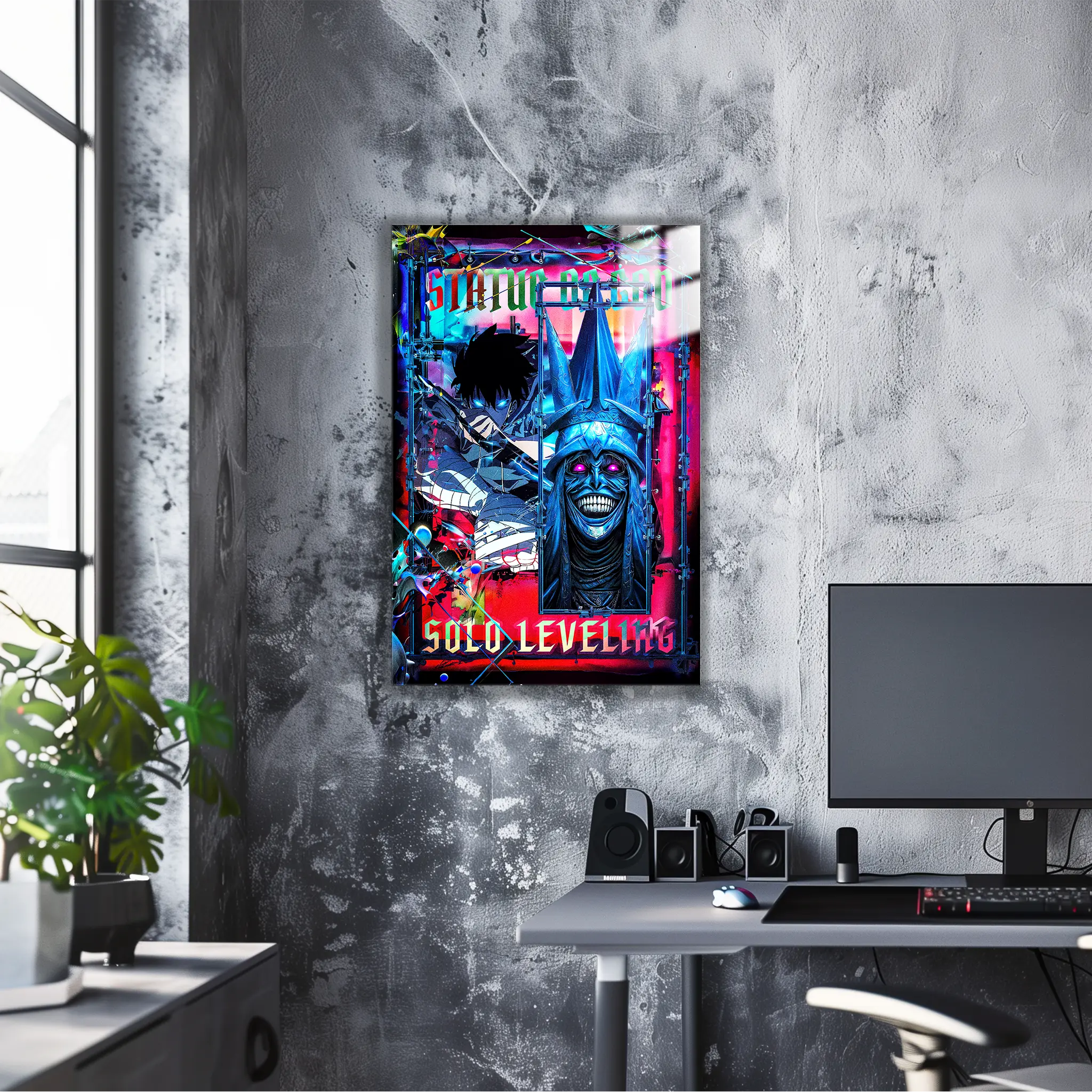 tableau-solo-leveling-statue-of-god-jin-woo | DreamWay